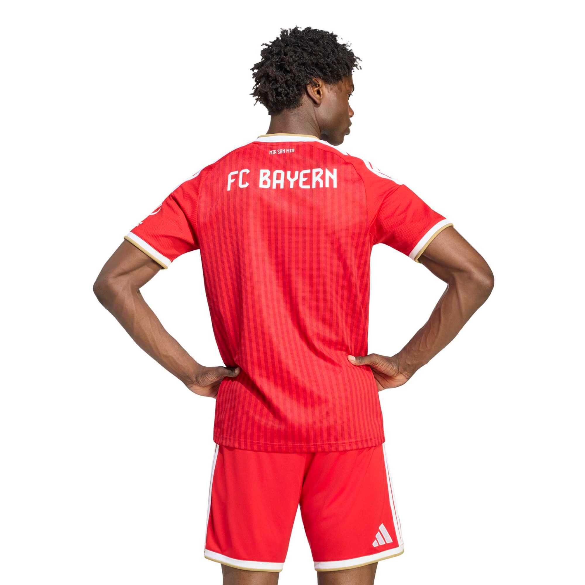 adidas 2026-27 Bayern Munich Men's Stadium Home Soccer Jersey (Model - Back)