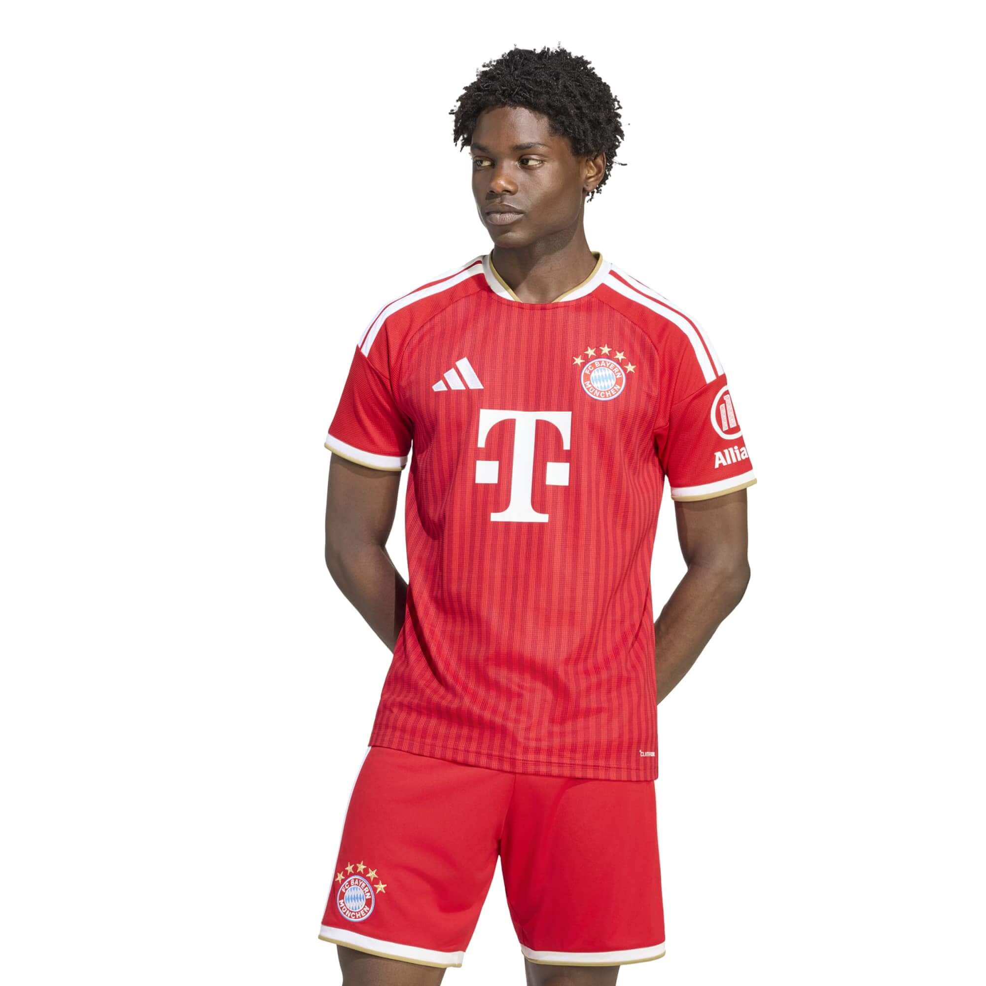 adidas 2026-27 Bayern Munich Men's Stadium Home Soccer Jersey (Model - Front)