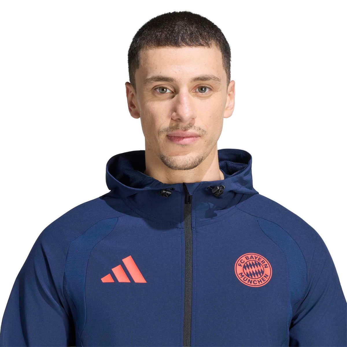 adidas 2026-27 Bayern Munich Men's Tiro Travel Windbreaker (Detail 1)