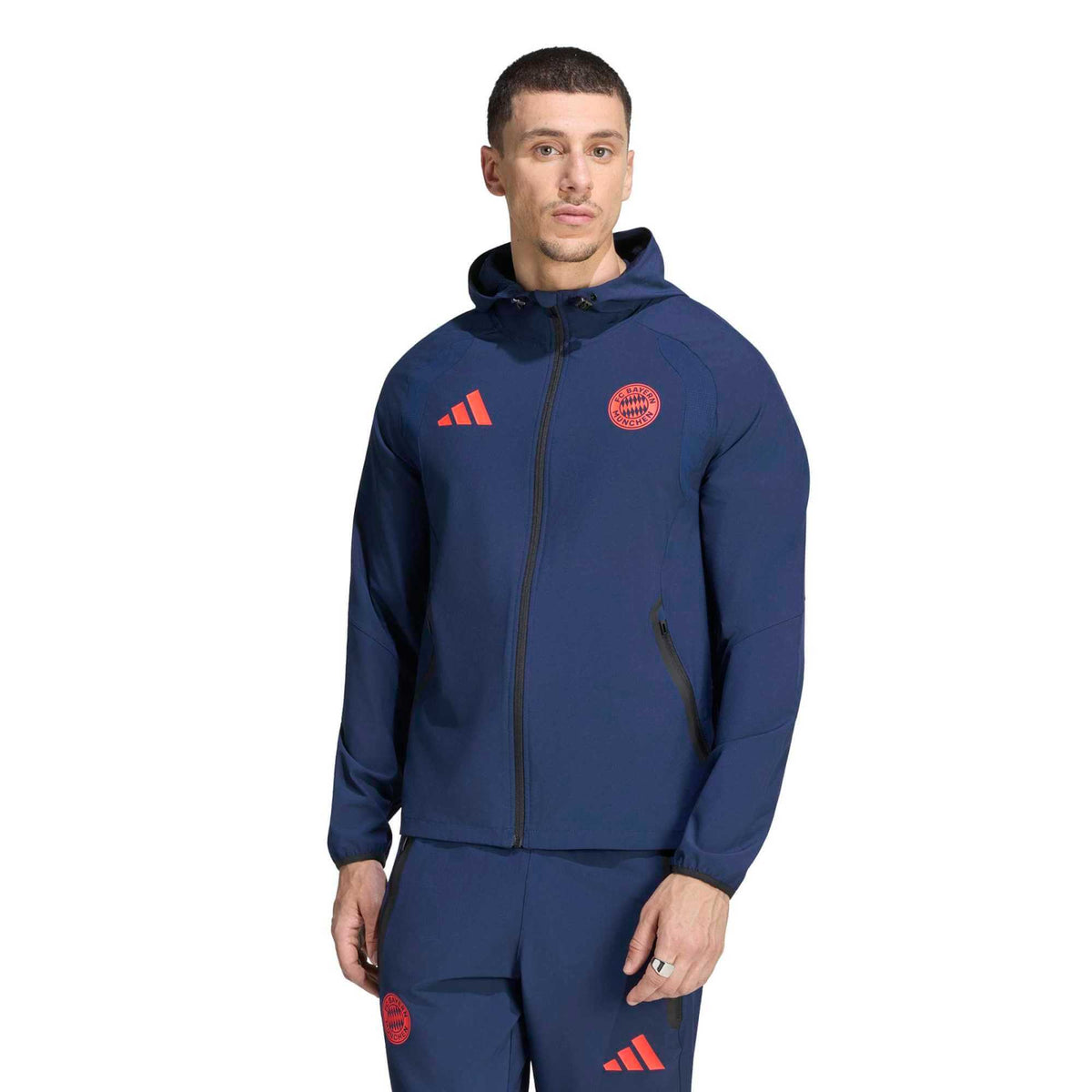 adidas 2026-27 Bayern Munich Men's Tiro Travel Windbreaker (Model - Front)