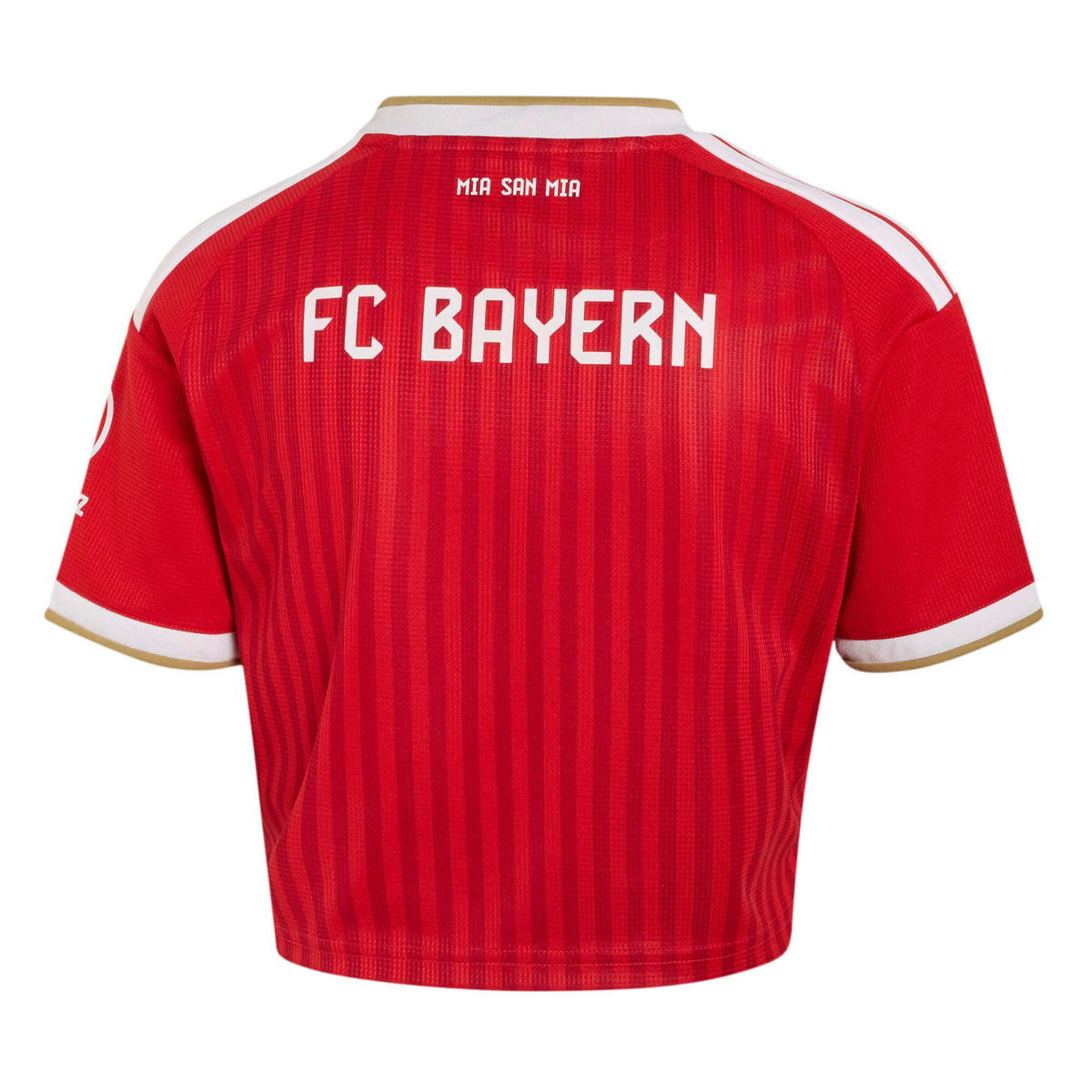 adidas 2026-27 Bayern Munich Women's Stadium Home Cropped Soccer Jersey (Back)