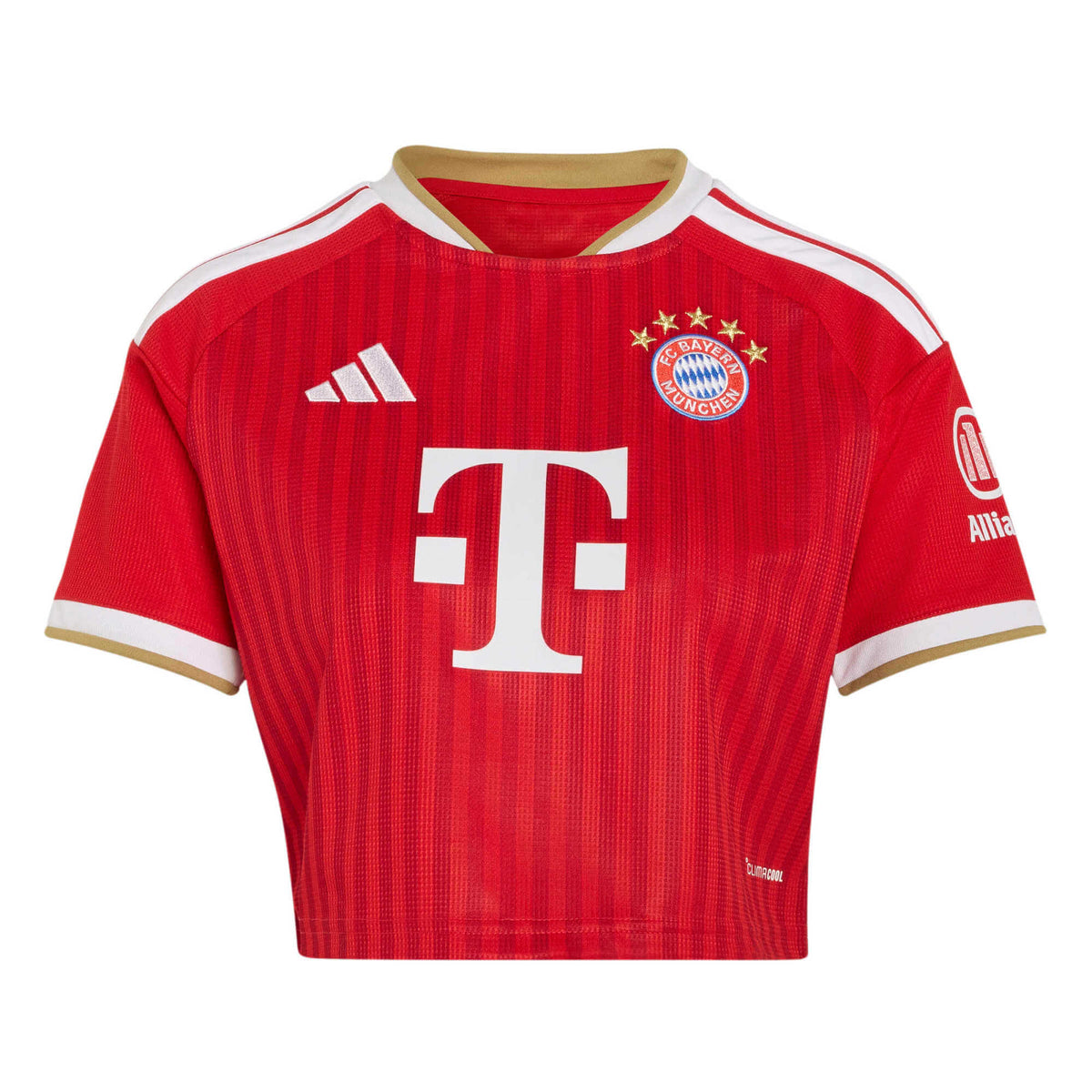 adidas 2026-27 Bayern Munich Women's Stadium Home Cropped Soccer Jersey (Front)