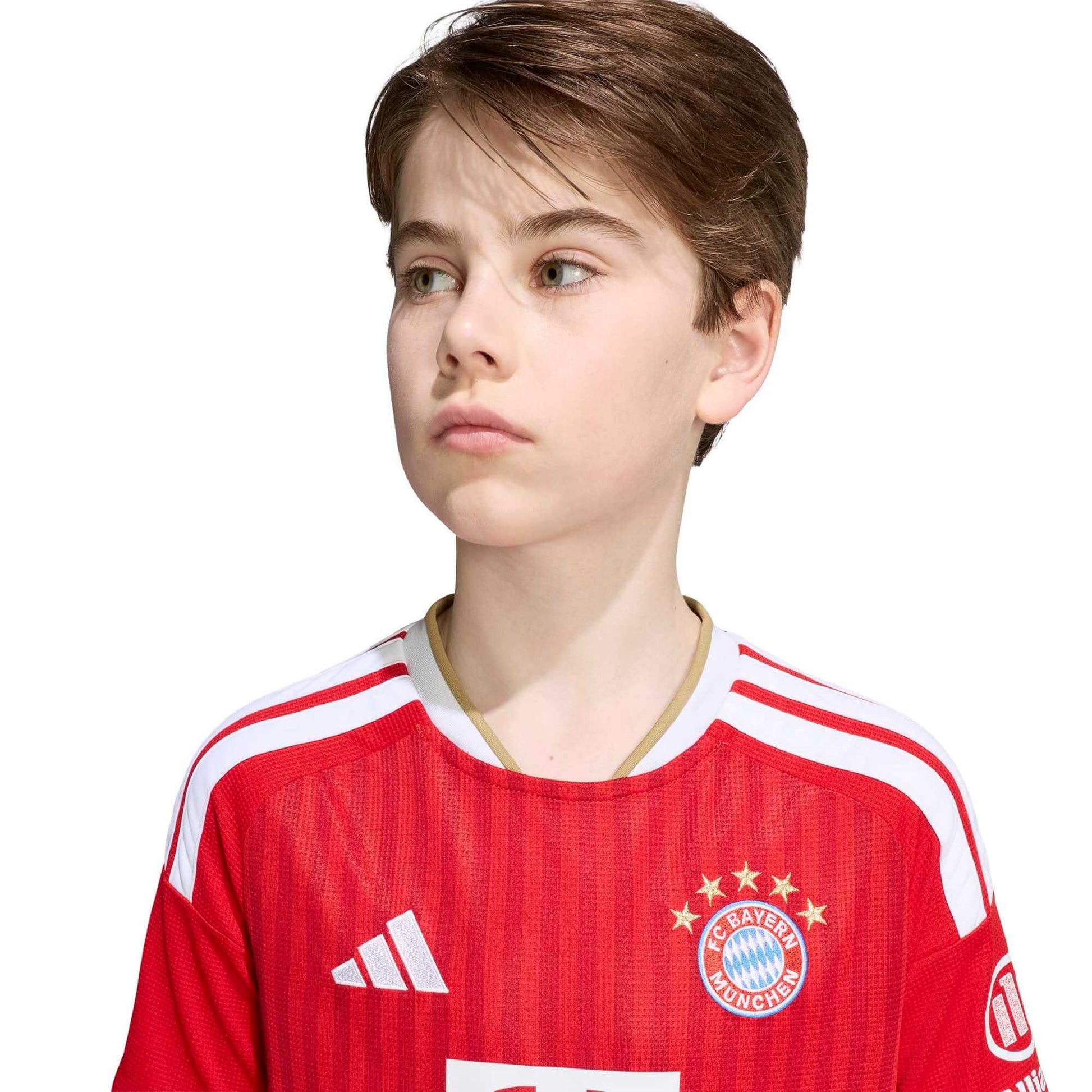 adidas 2026-27 Bayern Munich Youth Stadium Home Soccer Jersey (Detail 2)