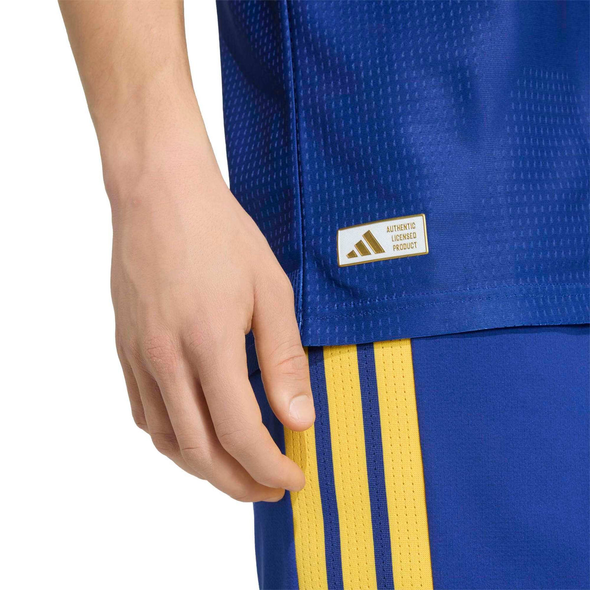 adidas 2026-27 Boca Juniors Men's Authentic Home Soccer Jersey (Detail 1)