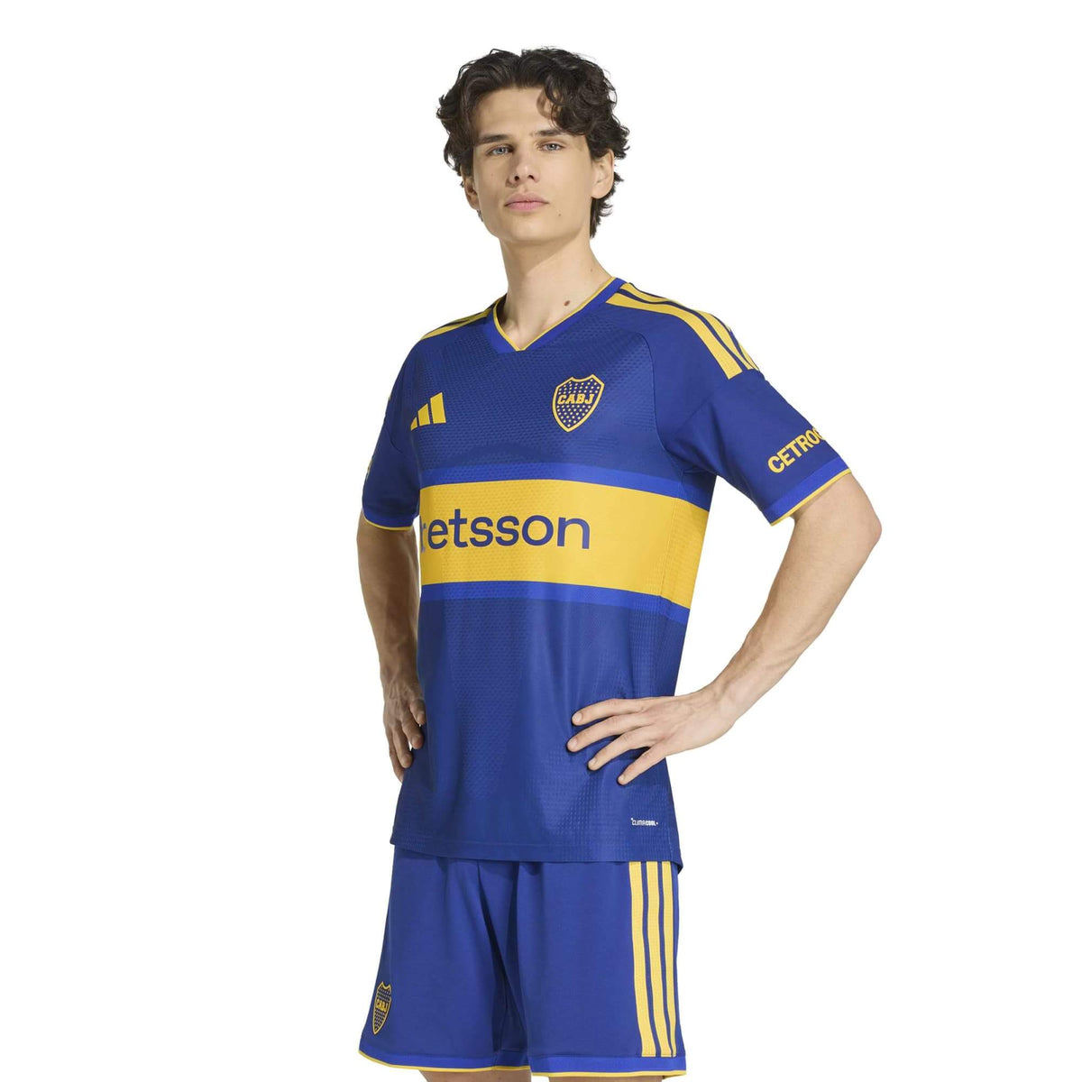 adidas 2026-27 Boca Juniors Men's Authentic Home Soccer Jersey (Model - Front)