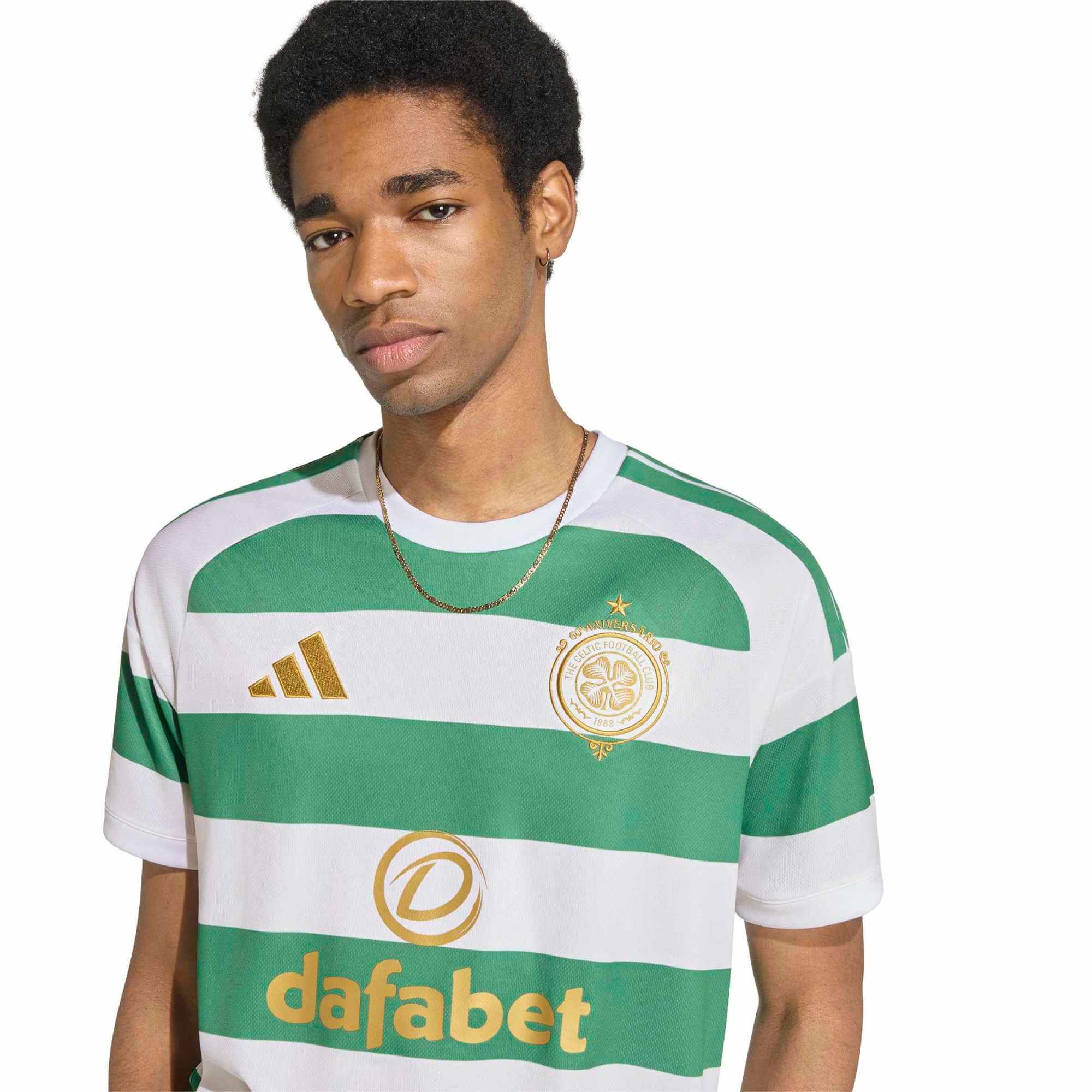 adidas 2026-27 Celtic Men's Stadium Home Soccer Jersey (Detail 1)
