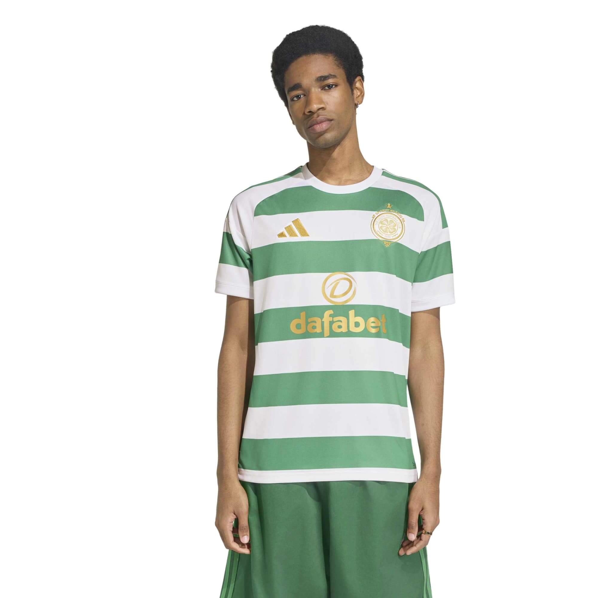 adidas 2026-27 Celtic Men's Stadium Home Soccer Jersey (Model - Front)