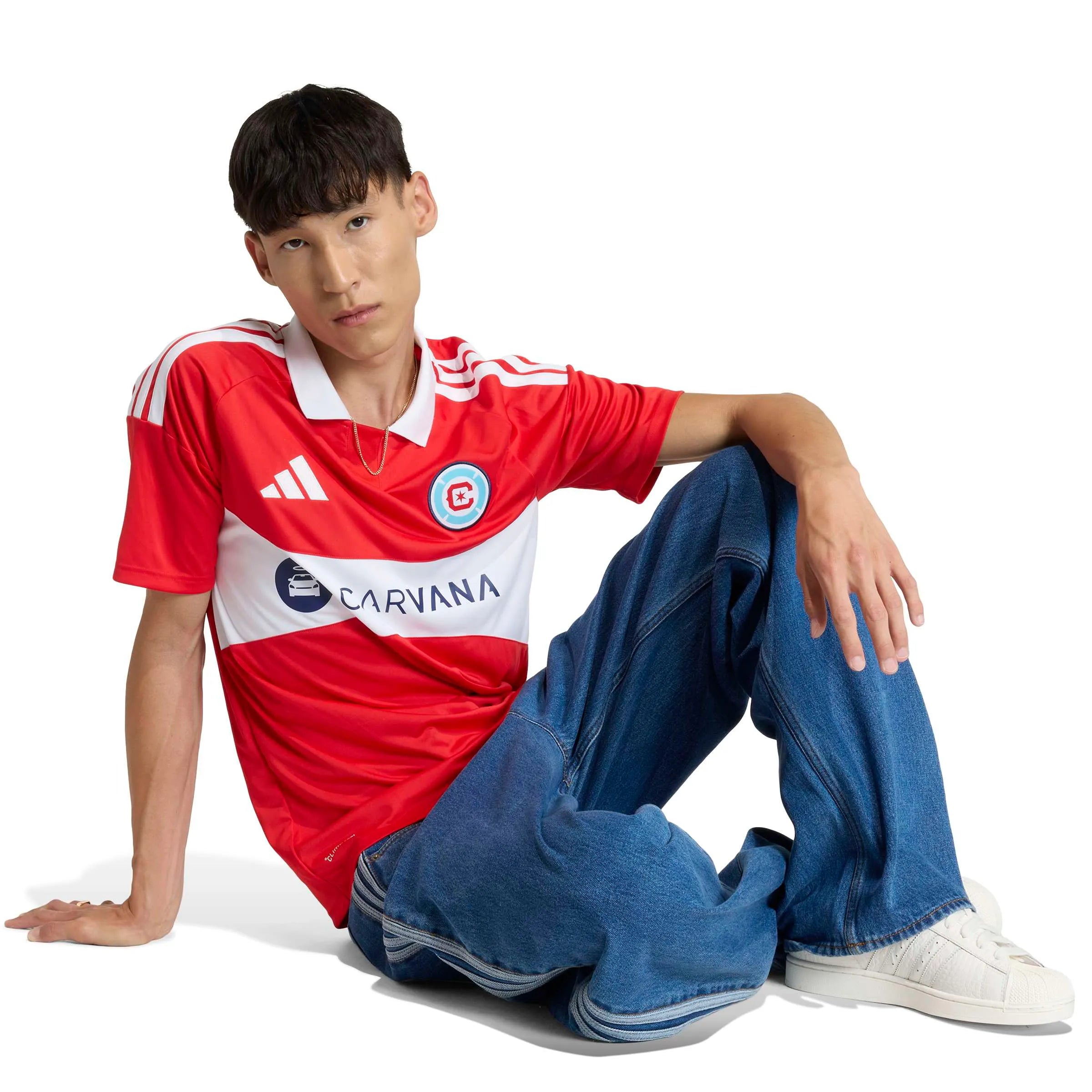 adidas 2026-27 Chicago Fire Men's Stadium Home Soccer Jersey