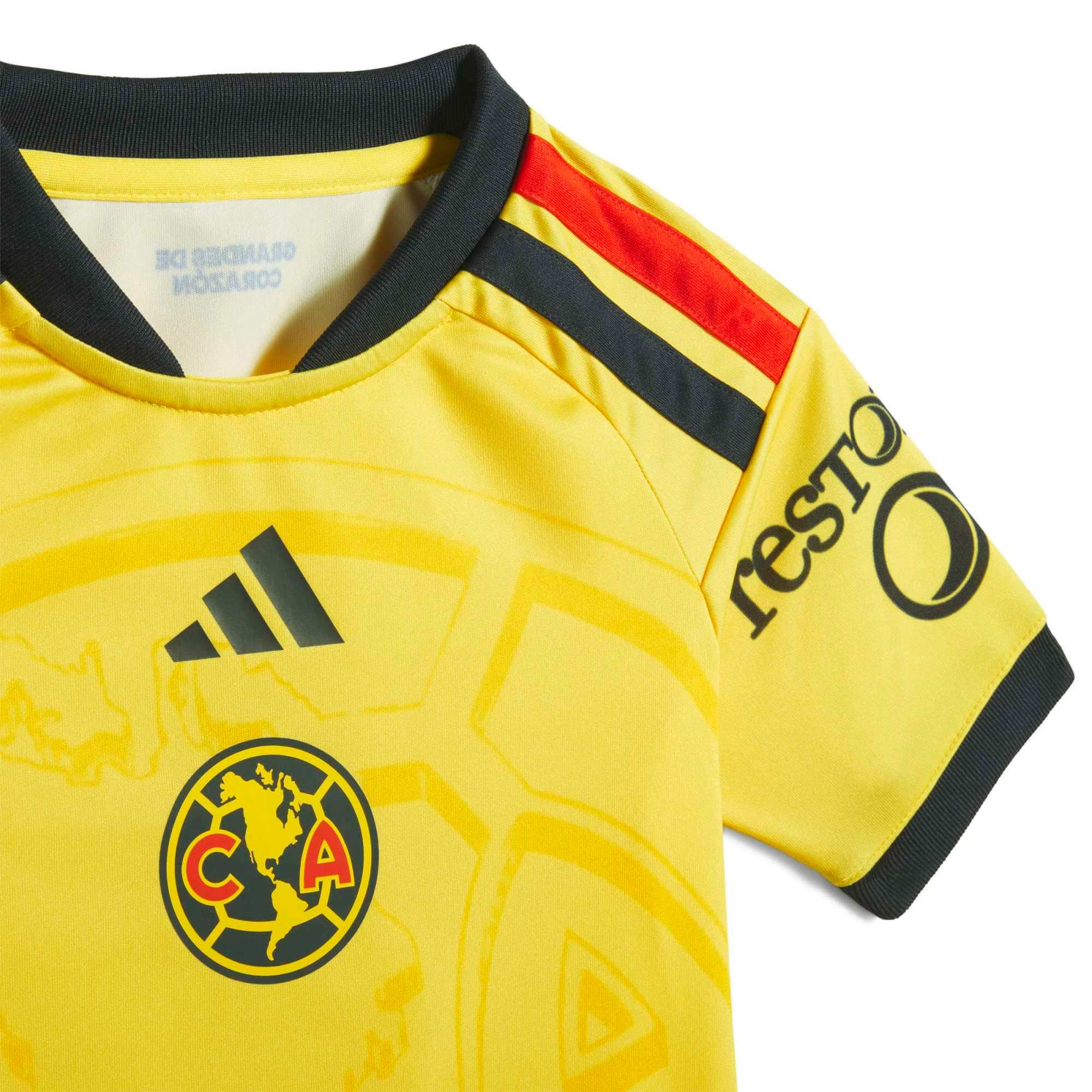 adidas 2026-27 Club America Kid's Home Mini Kit (Detail 1)