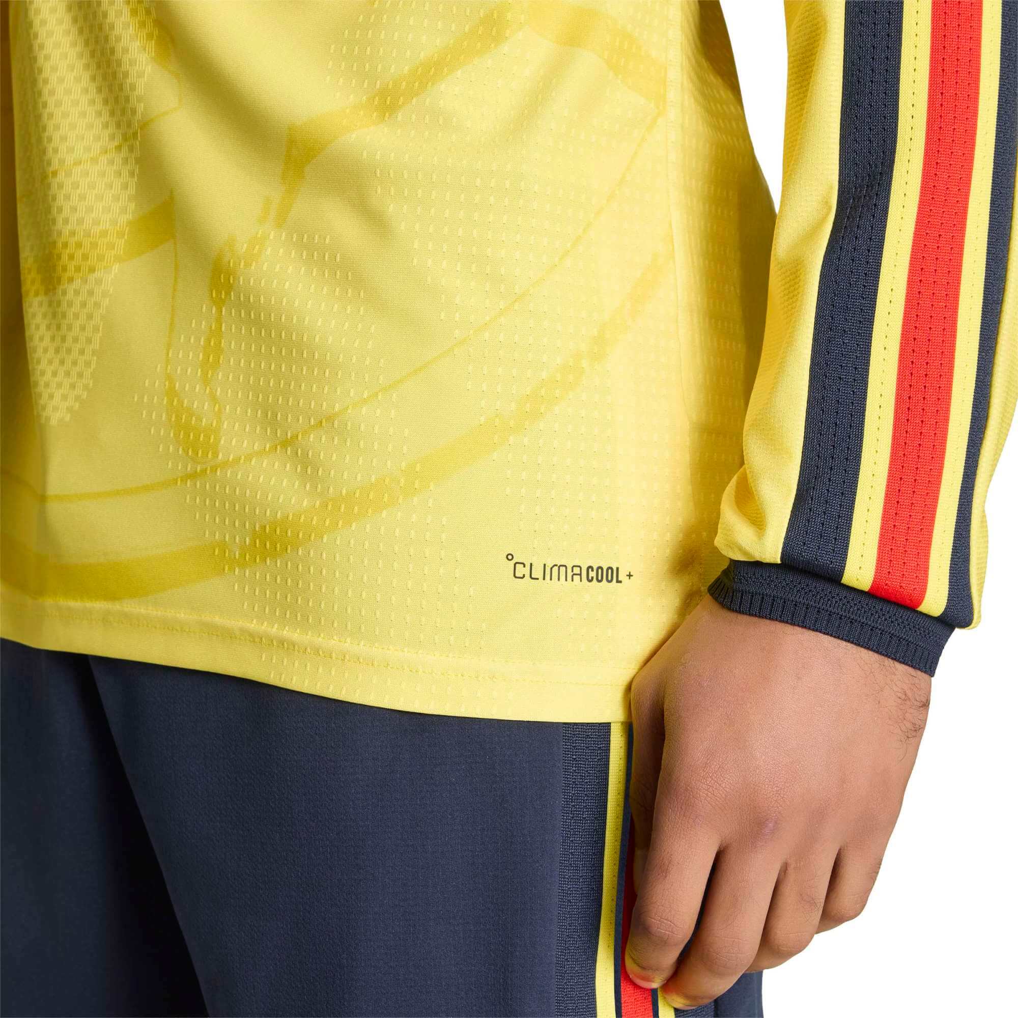 adidas 2026-27 Club America Men's Authentic Home Long-Sleeve Soccer Jersey (Detail 2)