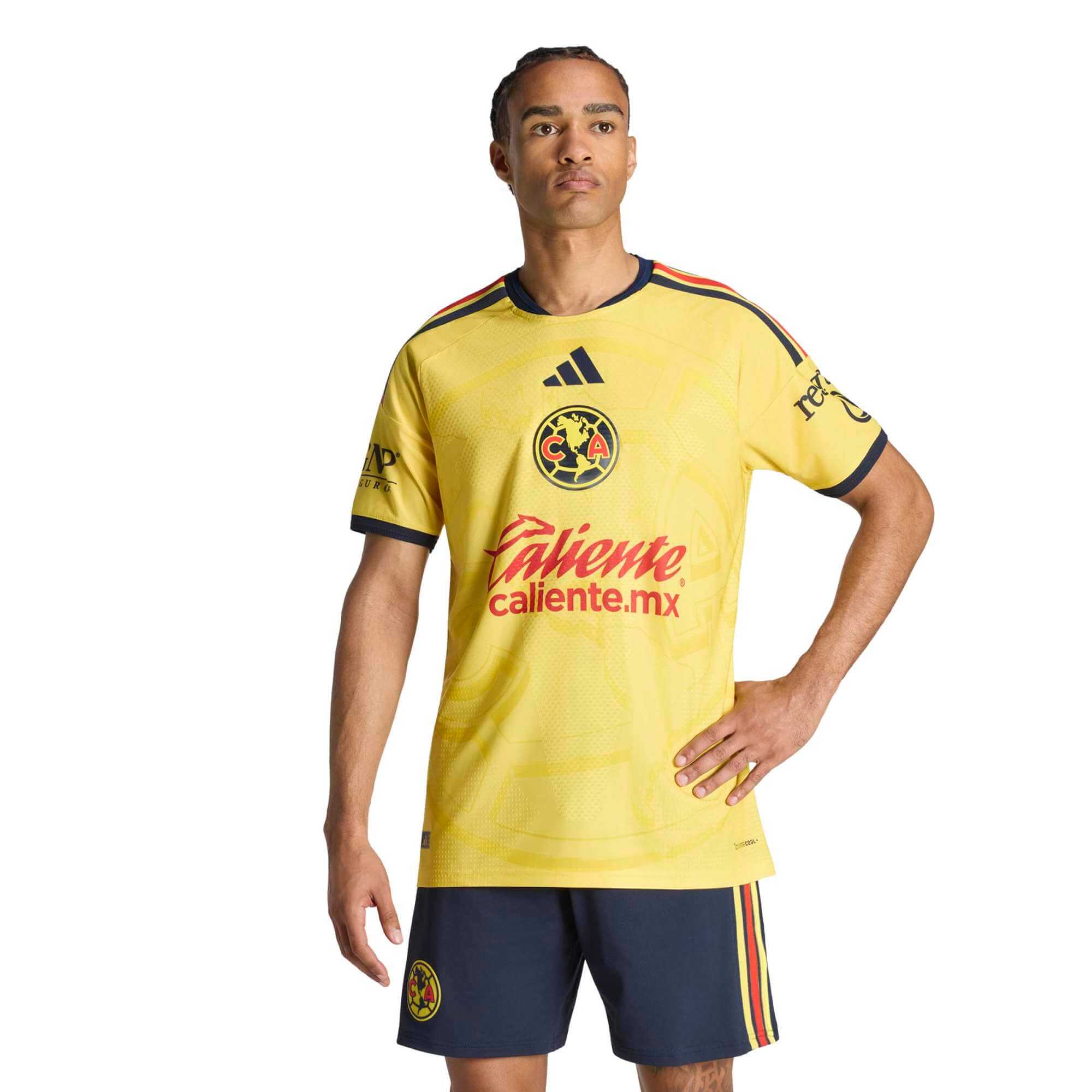 adidas 2026-27 Club America Men's Authentic Home Soccer Jersey (Model - Front)
