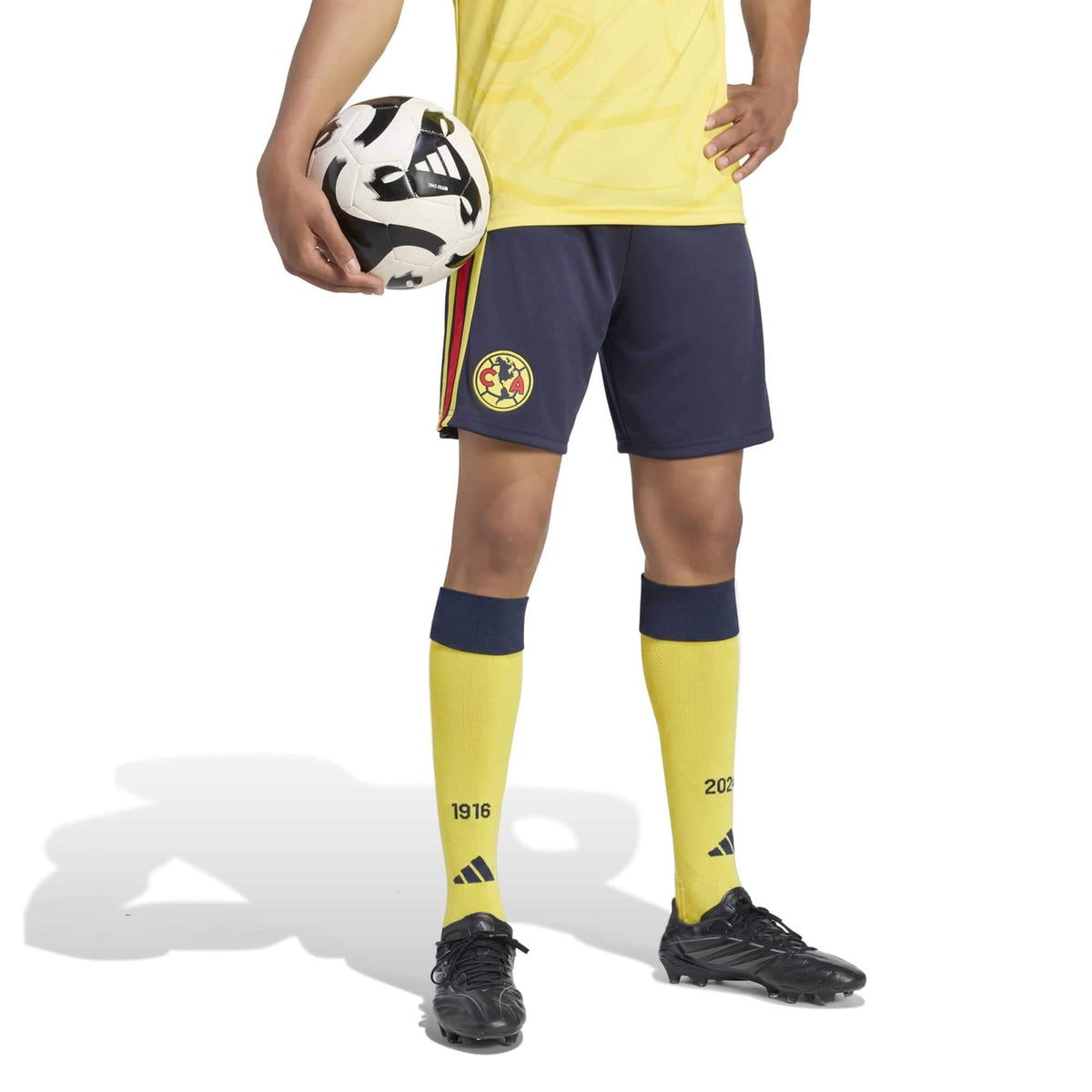adidas 2026-27 Club America Men's Stadium Home Shorts (Model - Front)