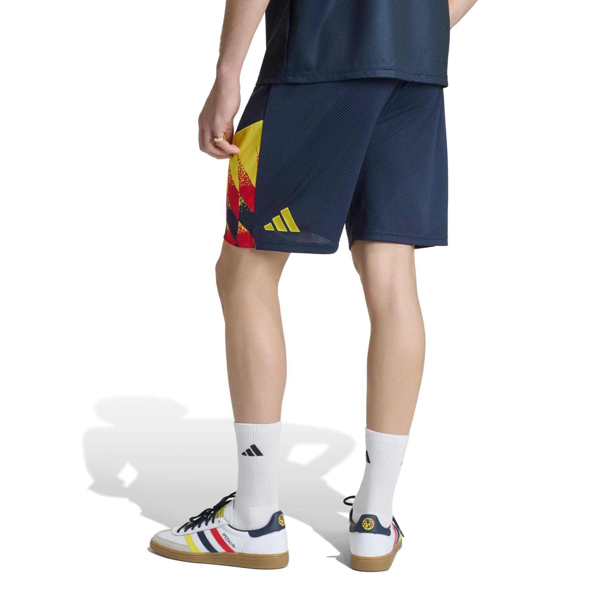 adidas 2026-27 Club America Men's Stadium Shorts (Model - Back)