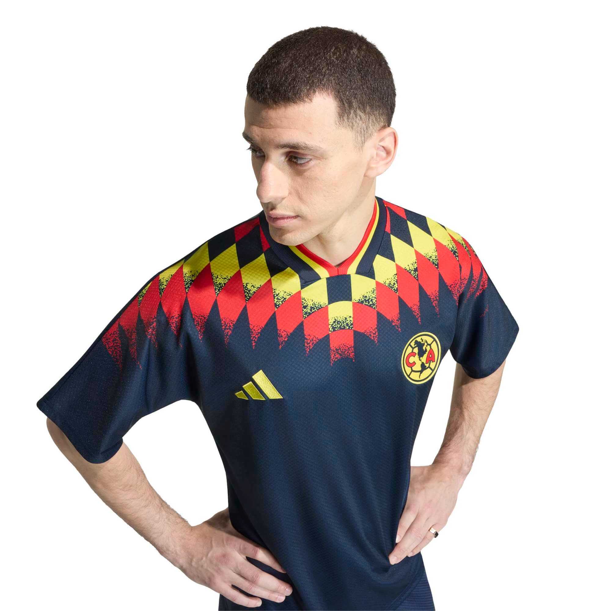 adidas 2026-27 Club America Men's Stadium Soccer Jersey (Detail 1)