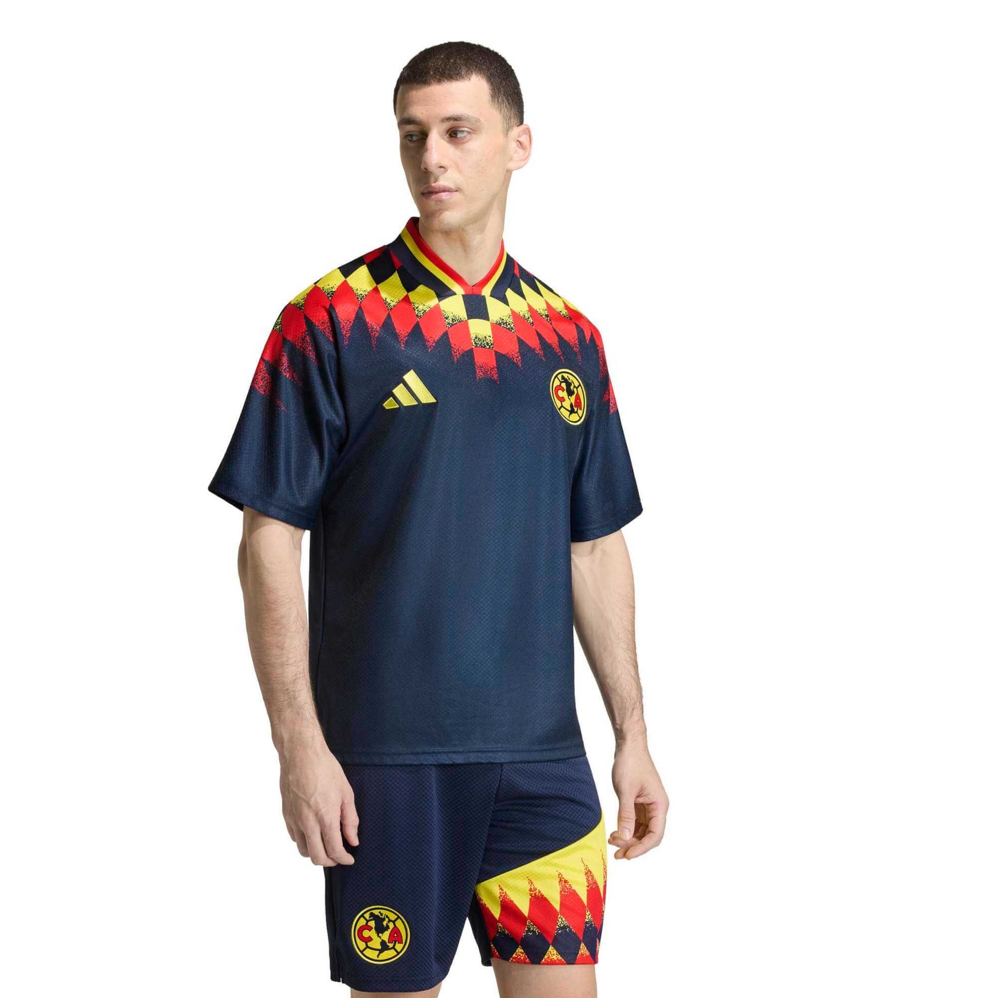 adidas 2026-27 Club America Men's Stadium Soccer Jersey (Model - Front)