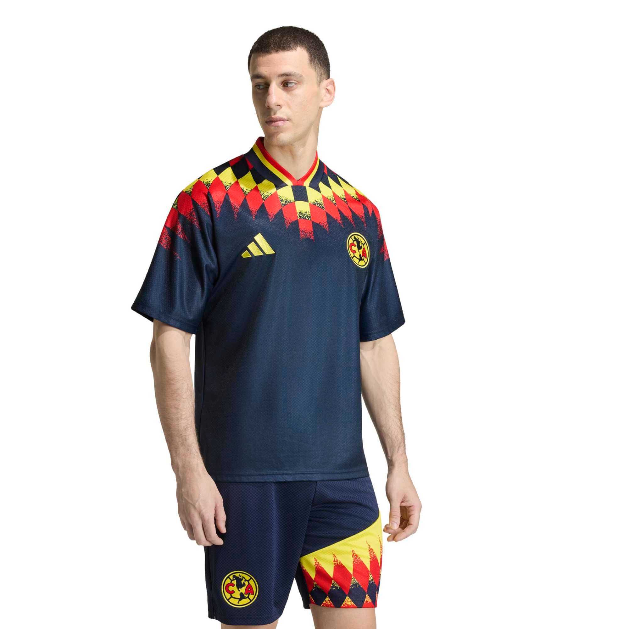 adidas 2026-27 Club America Men's Stadium Soccer Jersey (Model - Front)