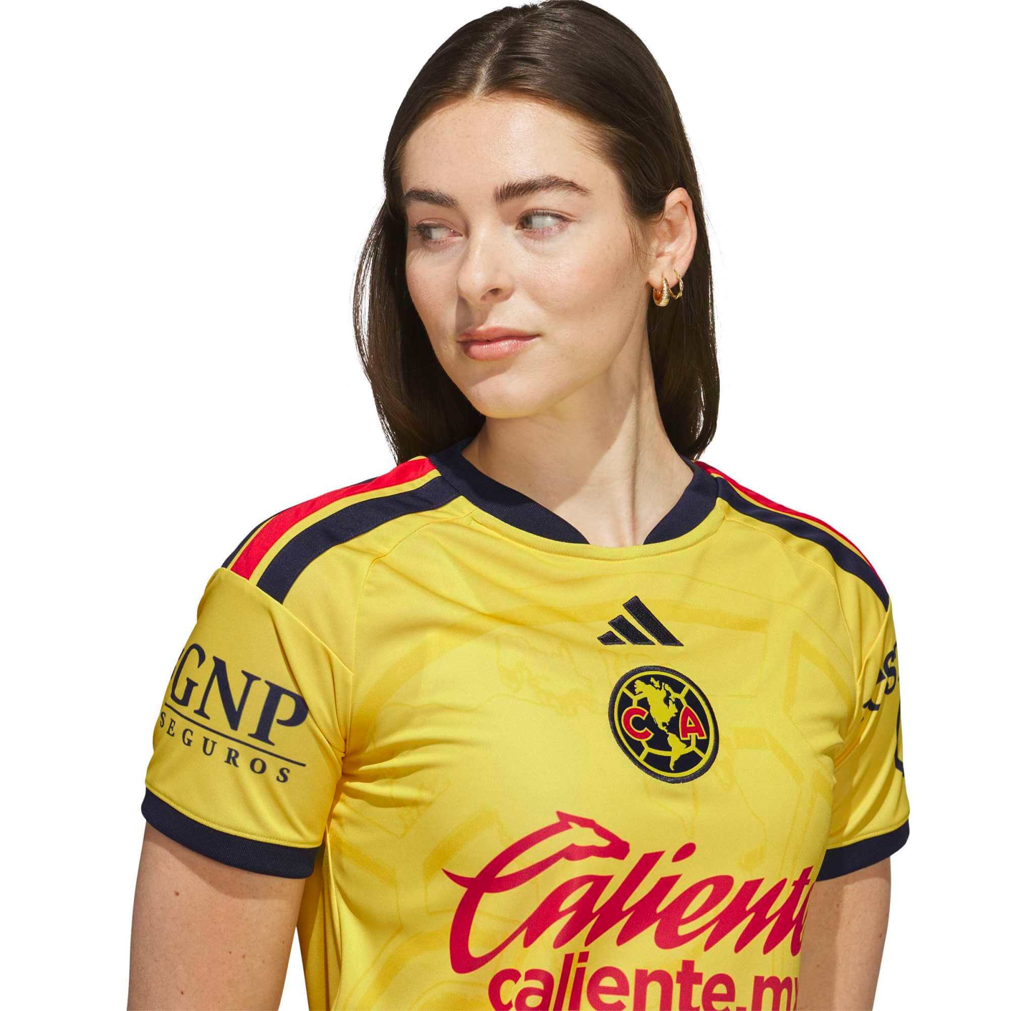 adidas 2026-27 Club America Women's Stadium Home Soccer Jersey (Detail 1)