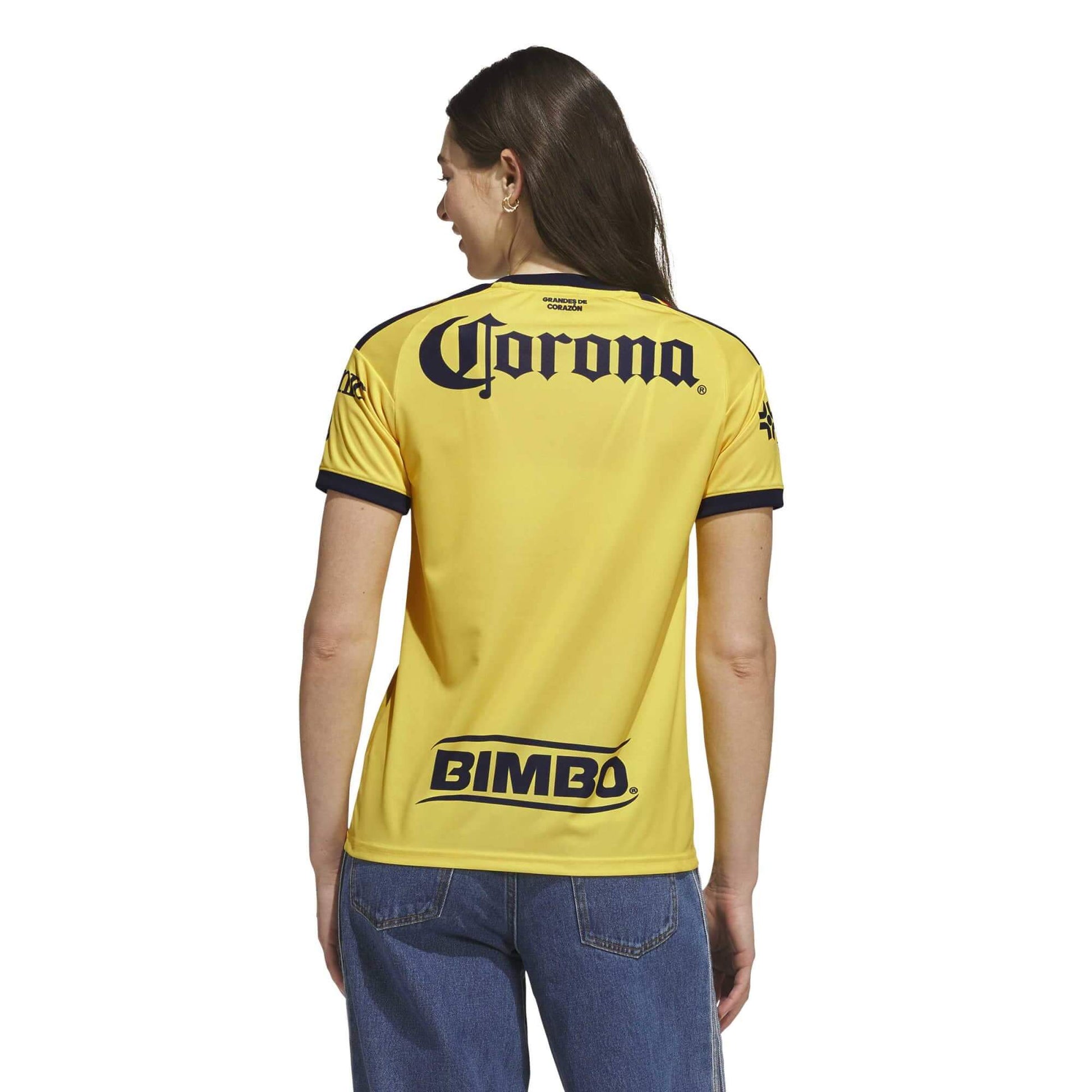 adidas 2026-27 Club America Women's Stadium Home Soccer Jersey (Model - Back)