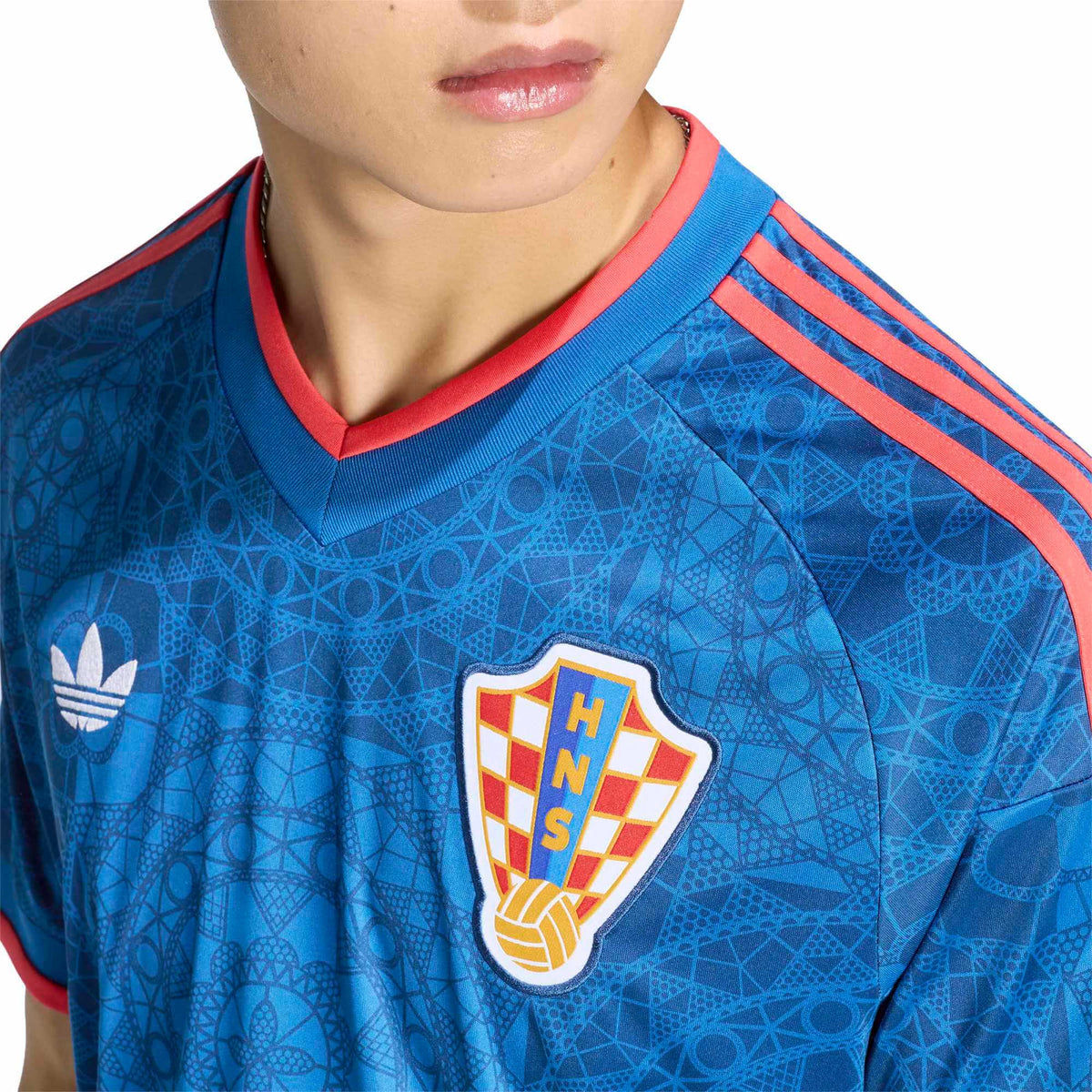 adidas 2026-27 Croatia Men's Stadium Away Soccer Jersey (Detail 1)