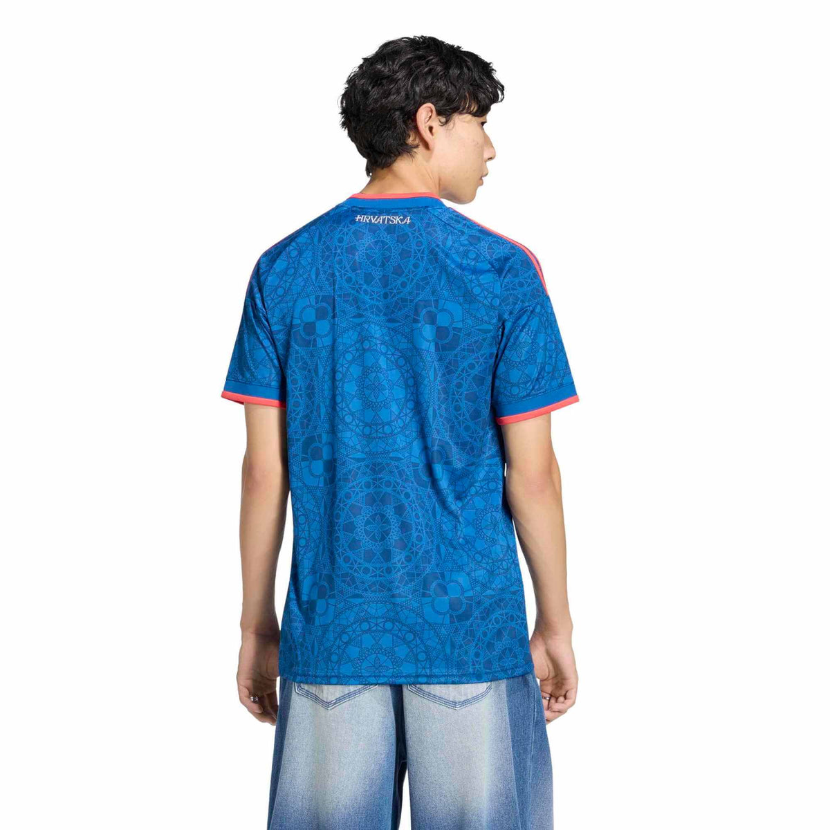 adidas 2026-27 Croatia Men's Stadium Away Soccer Jersey (Model - Back)