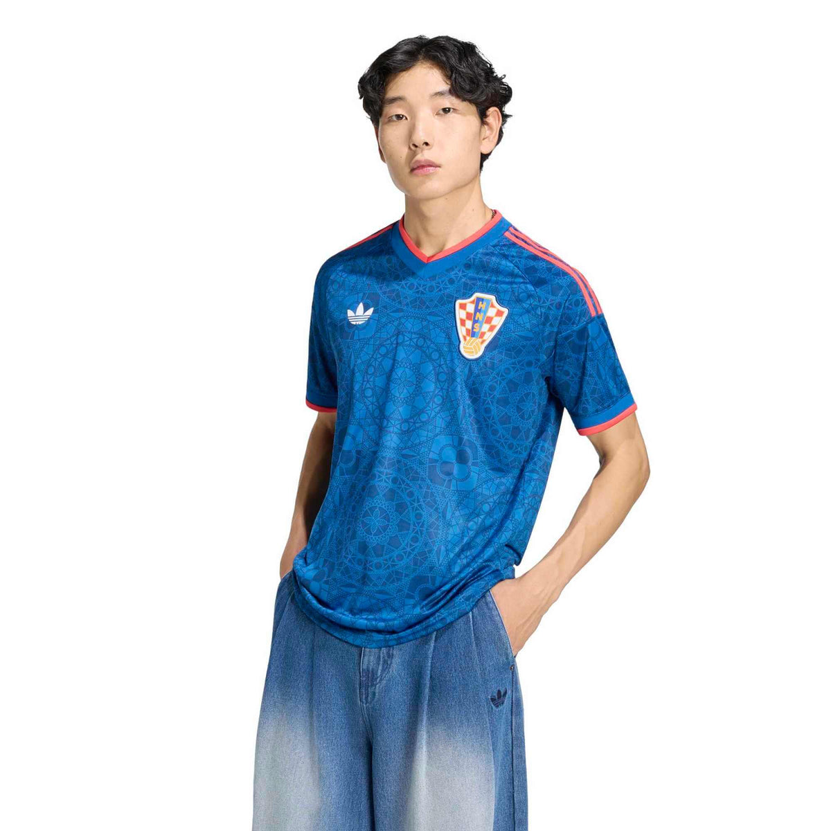 adidas 2026-27 Croatia Men's Stadium Away Soccer Jersey (Model - Front)