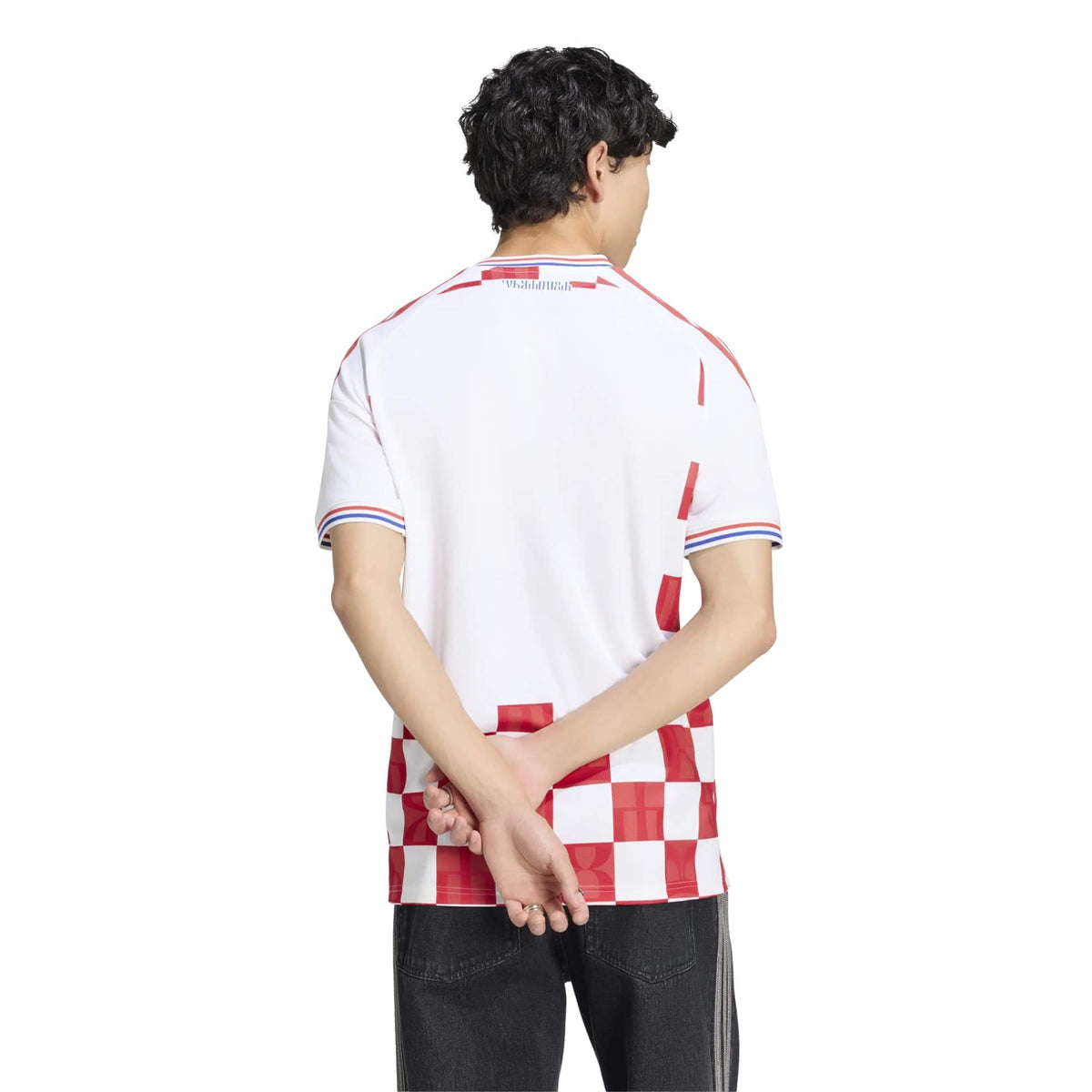 adidas 2026-27 Croatia Men's Stadium Home Soccer Jersey (Model - Back)