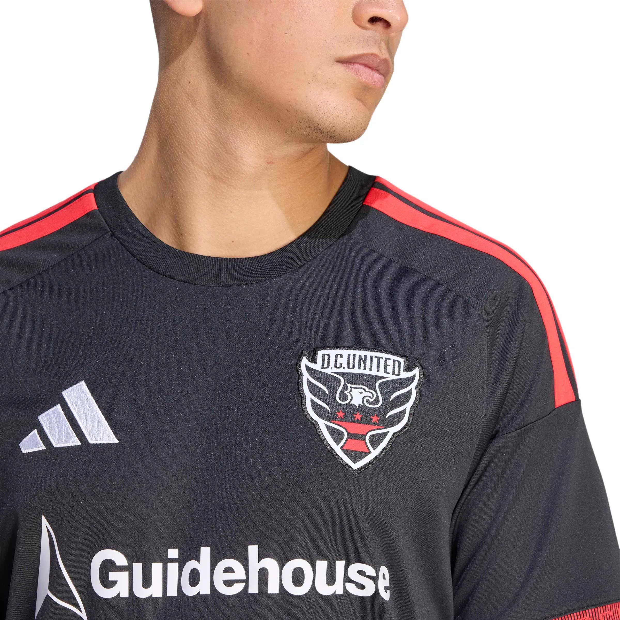 adidas 2026-27 DC United Men's Stadium Home Soccer Jersey (Detail 1)