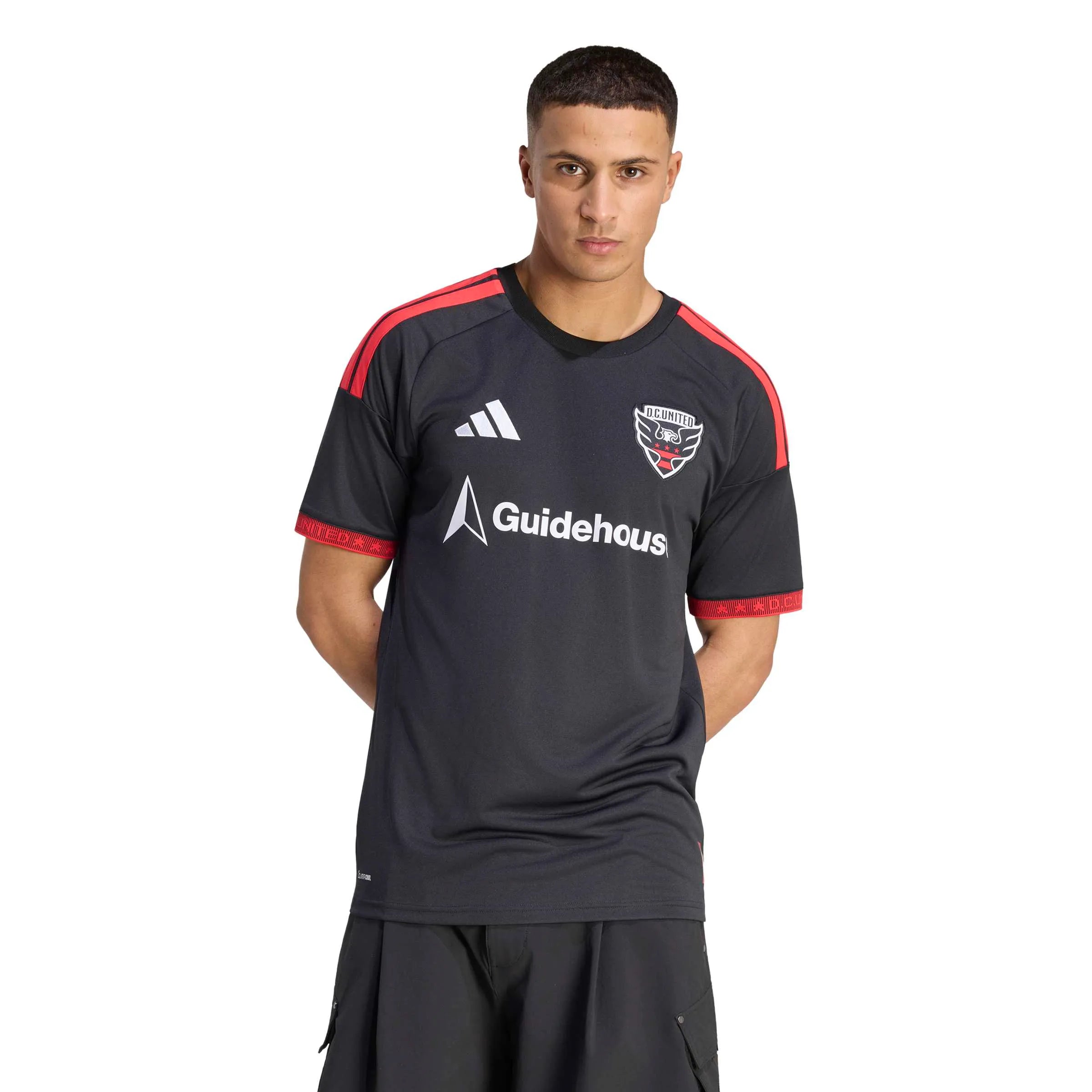 adidas 2026-27 DC United Men's Stadium Home Soccer Jersey (Model - Front)