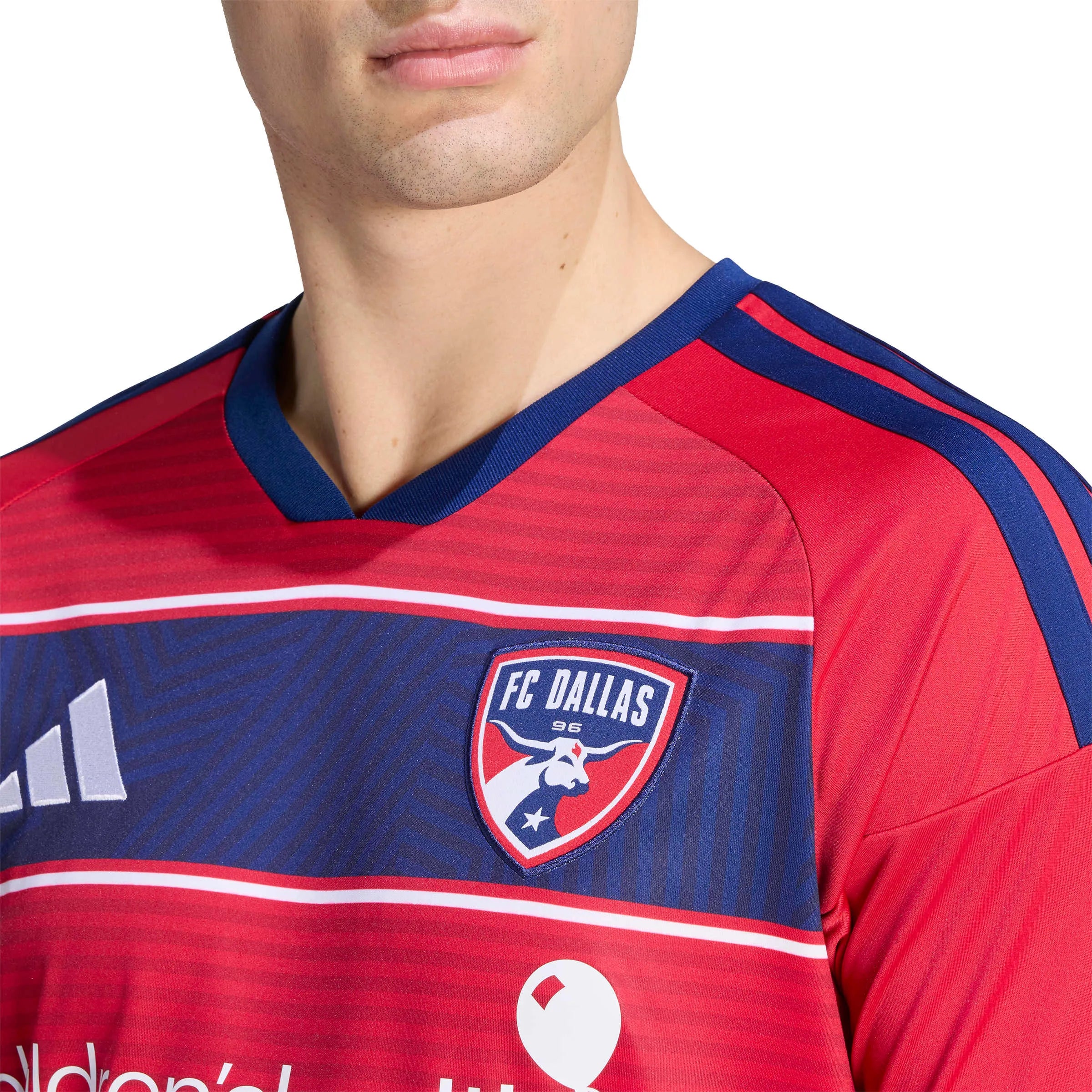 adidas 2026-27 FC Dallas Men's Stadium Home Soccer Jersey (Detail 1)