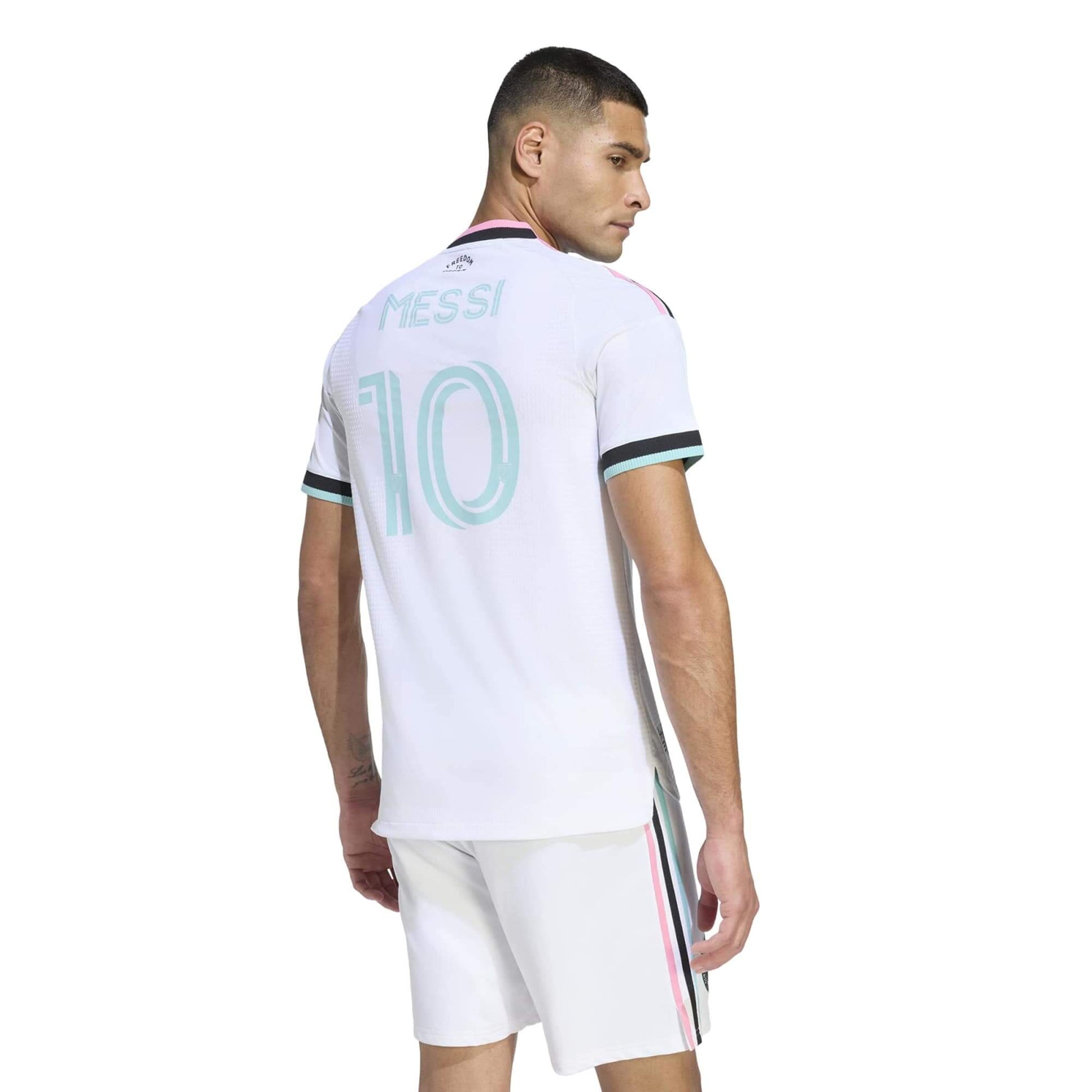 adidas 2026-27 Inter Miami Men's Authentic Third Messi #10 Soccer Jersey (Model - Back)