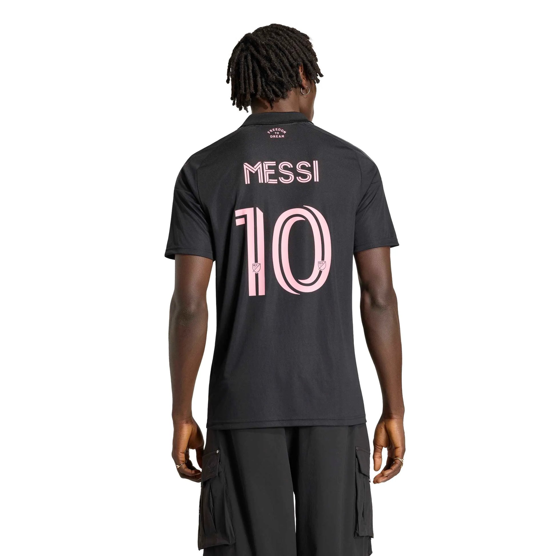 adidas 2026-27 Inter Miami Men's Messi #10 Stadium Away Soccer Jersey (Model - Back)