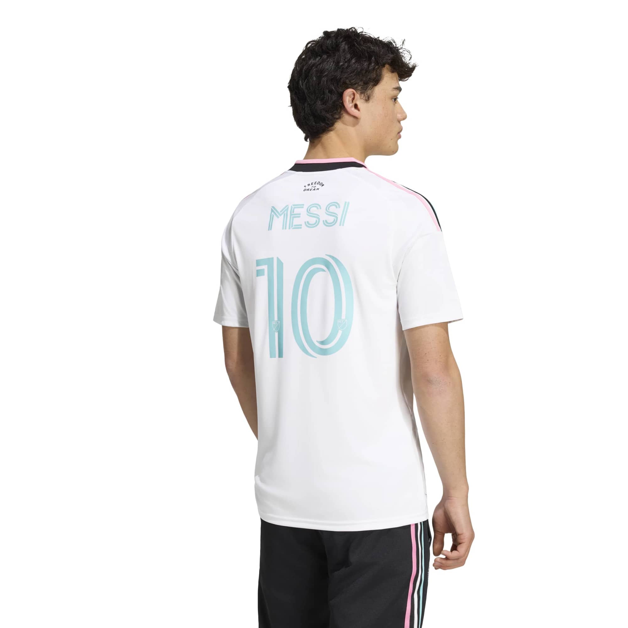 adidas 2026-27 Inter Miami Men's Messi #10 Stadium Third Soccer Jersey (Model - Back)