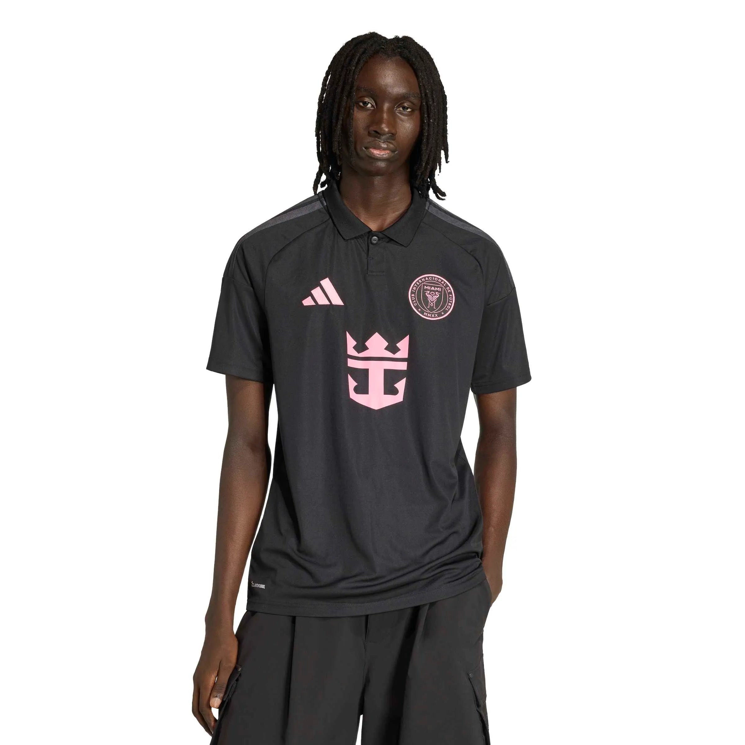 adidas 2026-27 Inter Miami Men's Stadium Away Soccer Jersey (Model - Front)