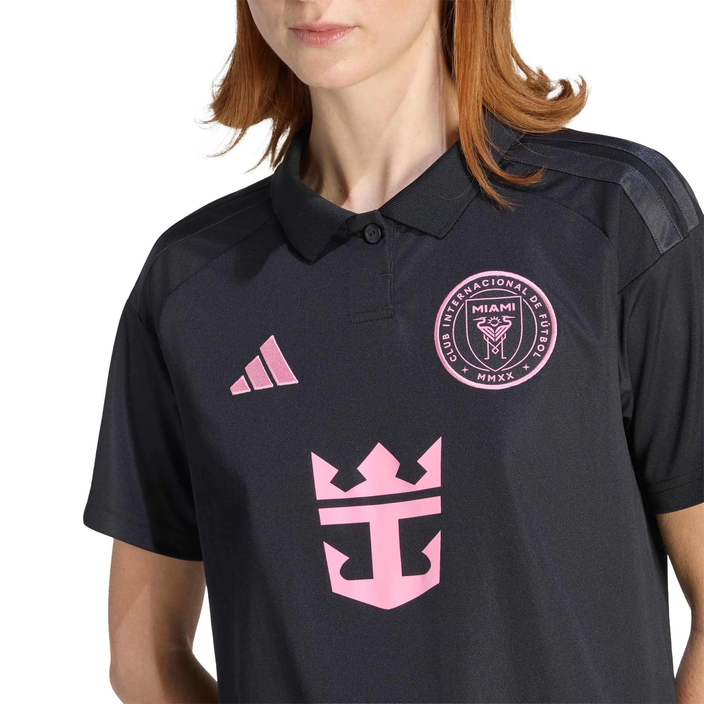 adidas 2026-27 Inter Miami Women's Stadium Away Soccer Jersey (Detail 1)