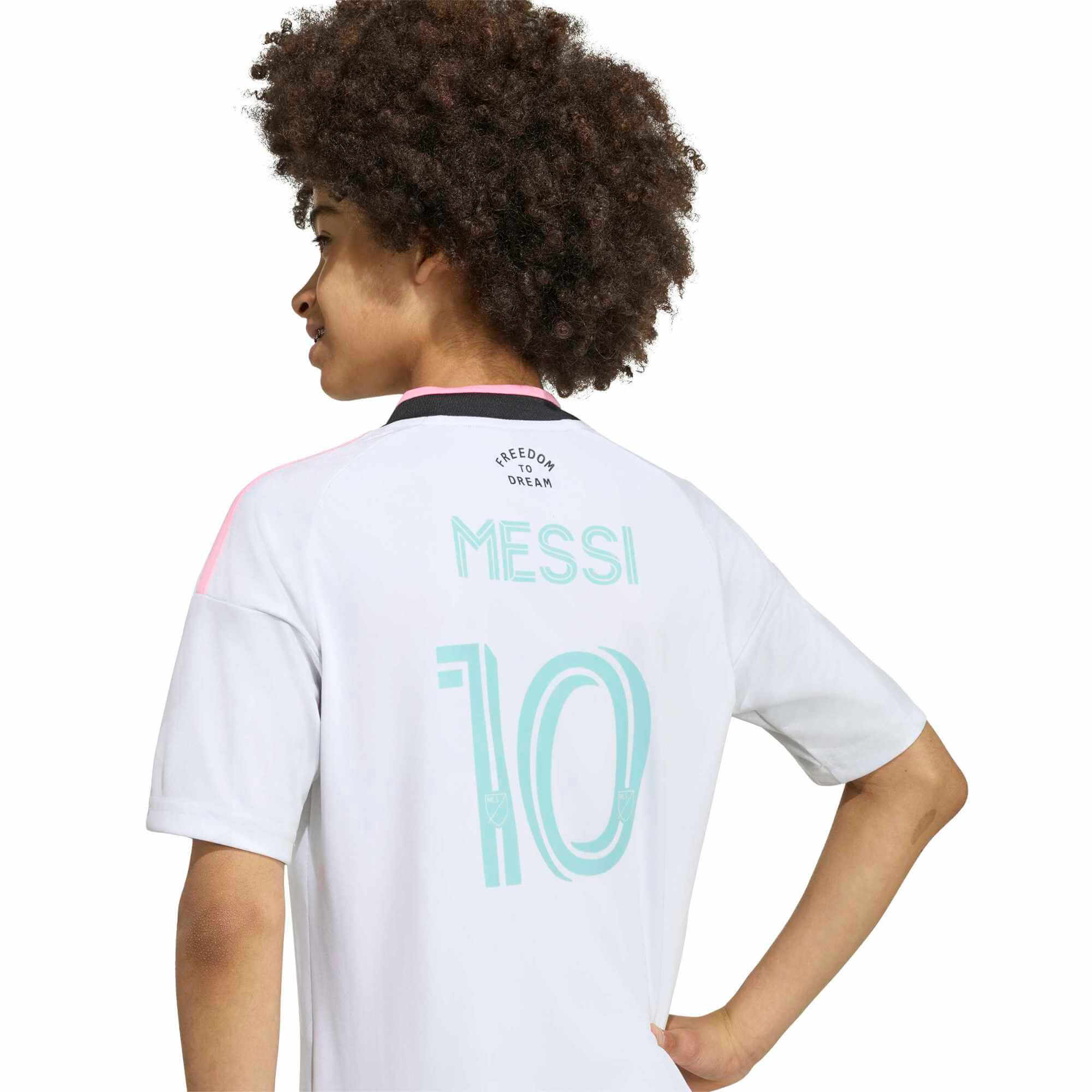 adidas 2026-27 Inter Miami Youth Stadium Third Messi #10 Soccer Jersey (Detail 2)