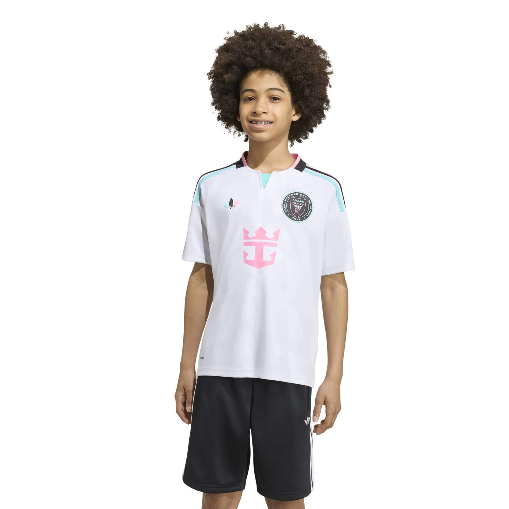adidas 2026-27 Inter Miami Youth Stadium Third Soccer Jersey (Model - Front)