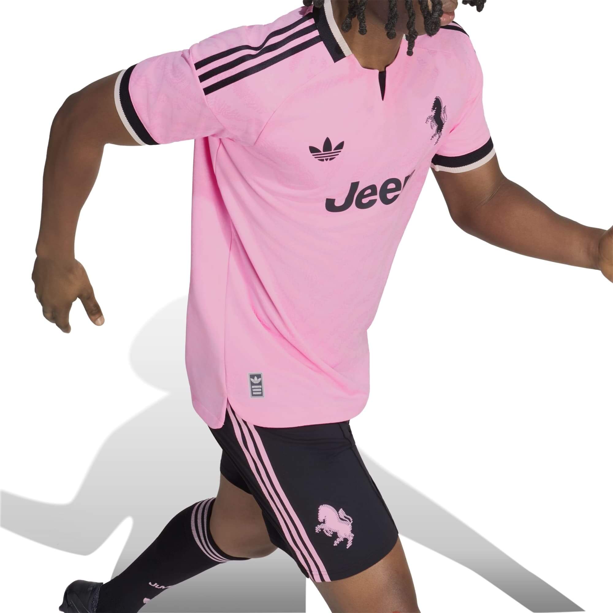 adidas 2026-27 Juventus Men's Authentic Away Soccer Jersey (Model - Side)