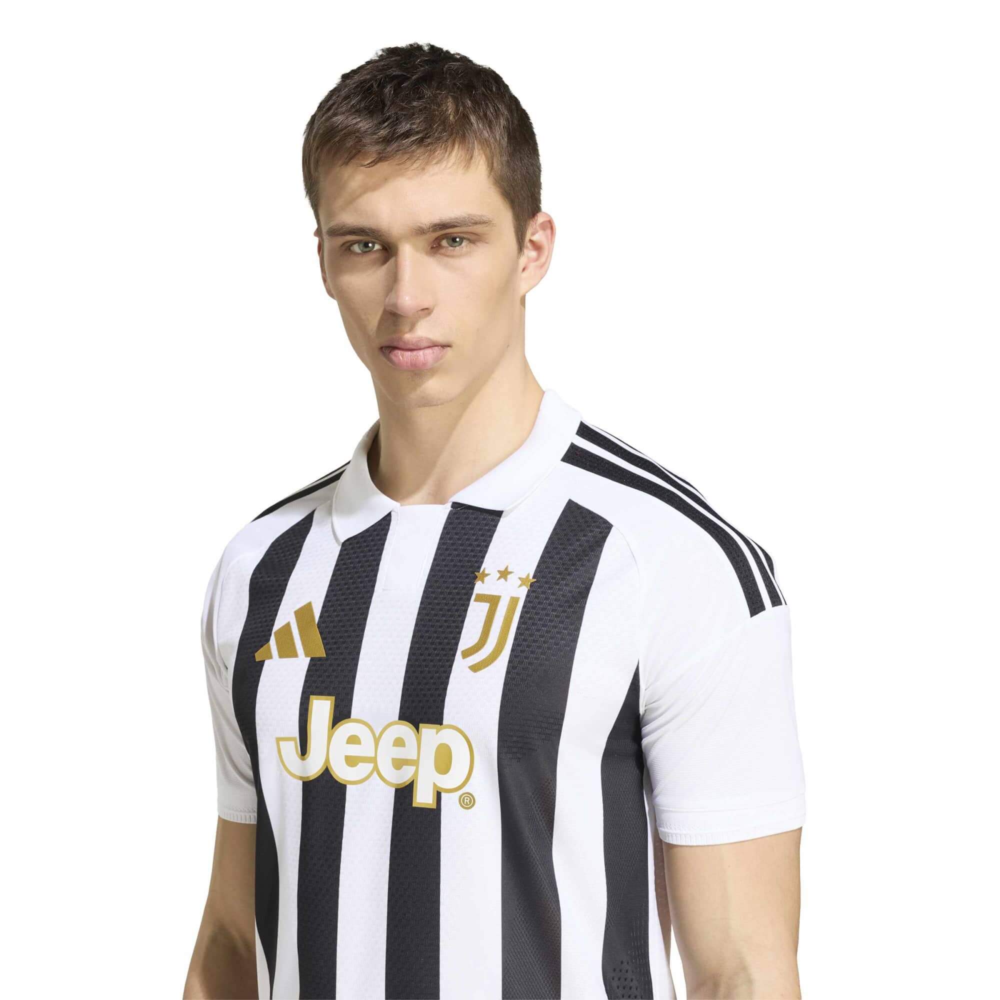 adidas 2026-27 Juventus Men's Authentic Home Soccer Jersey (Detail 1)
