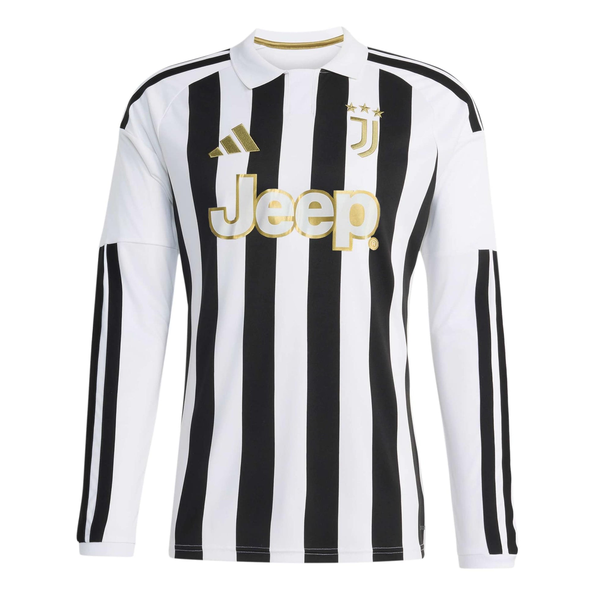 adidas 2026-27 Juventus Men's Stadium Home Long-Sleeve Soccer Jersey (Front)