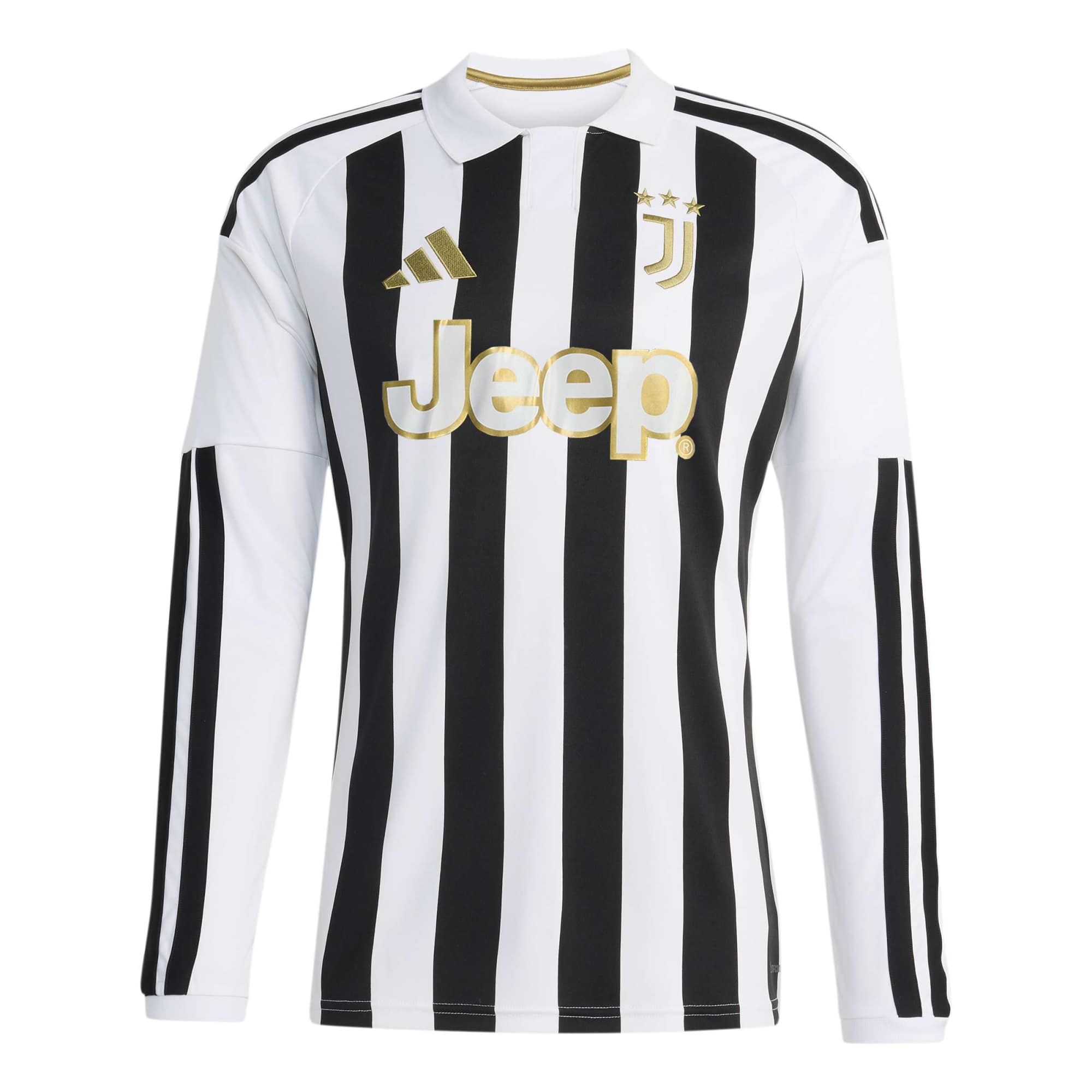 adidas 2026-27 Juventus Men's Stadium Home Long-Sleeve Soccer Jersey (Front)