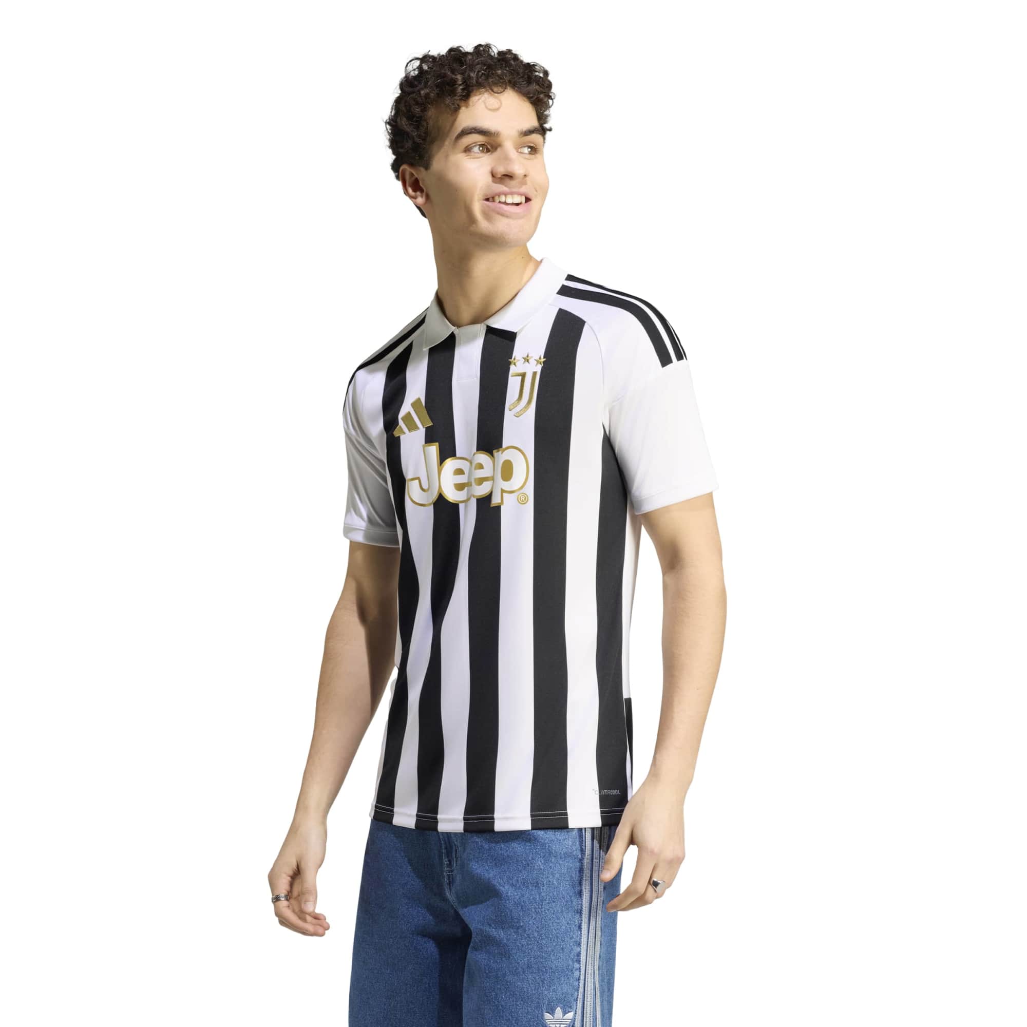 adidas 2026-27 Juventus Men's Stadium Home Soccer Jersey (Model - Front)
