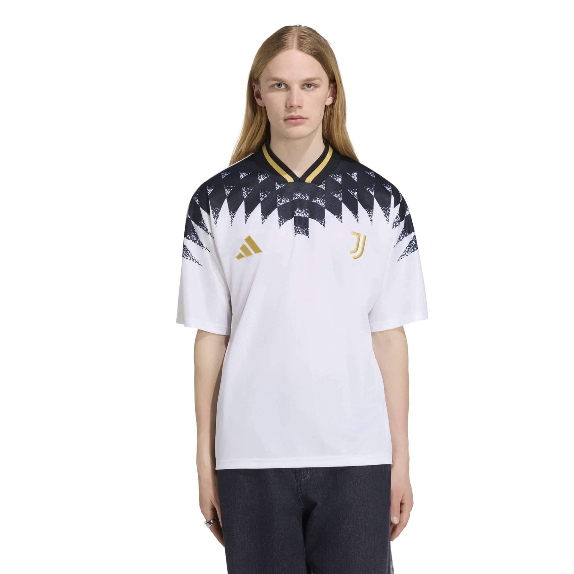 adidas 2026-27 Juventus Men's Turin Stadium Soccer Jersey (Model - Front)