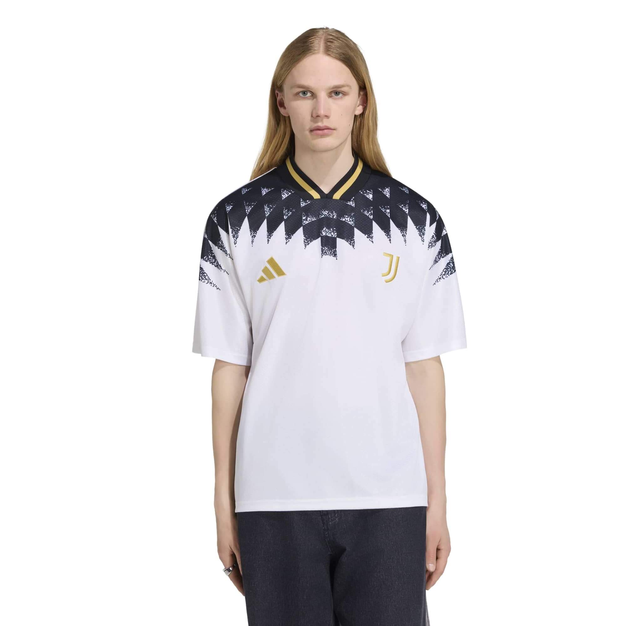 adidas 2026-27 Juventus Men's Turin Stadium Soccer Jersey (Model - Front)