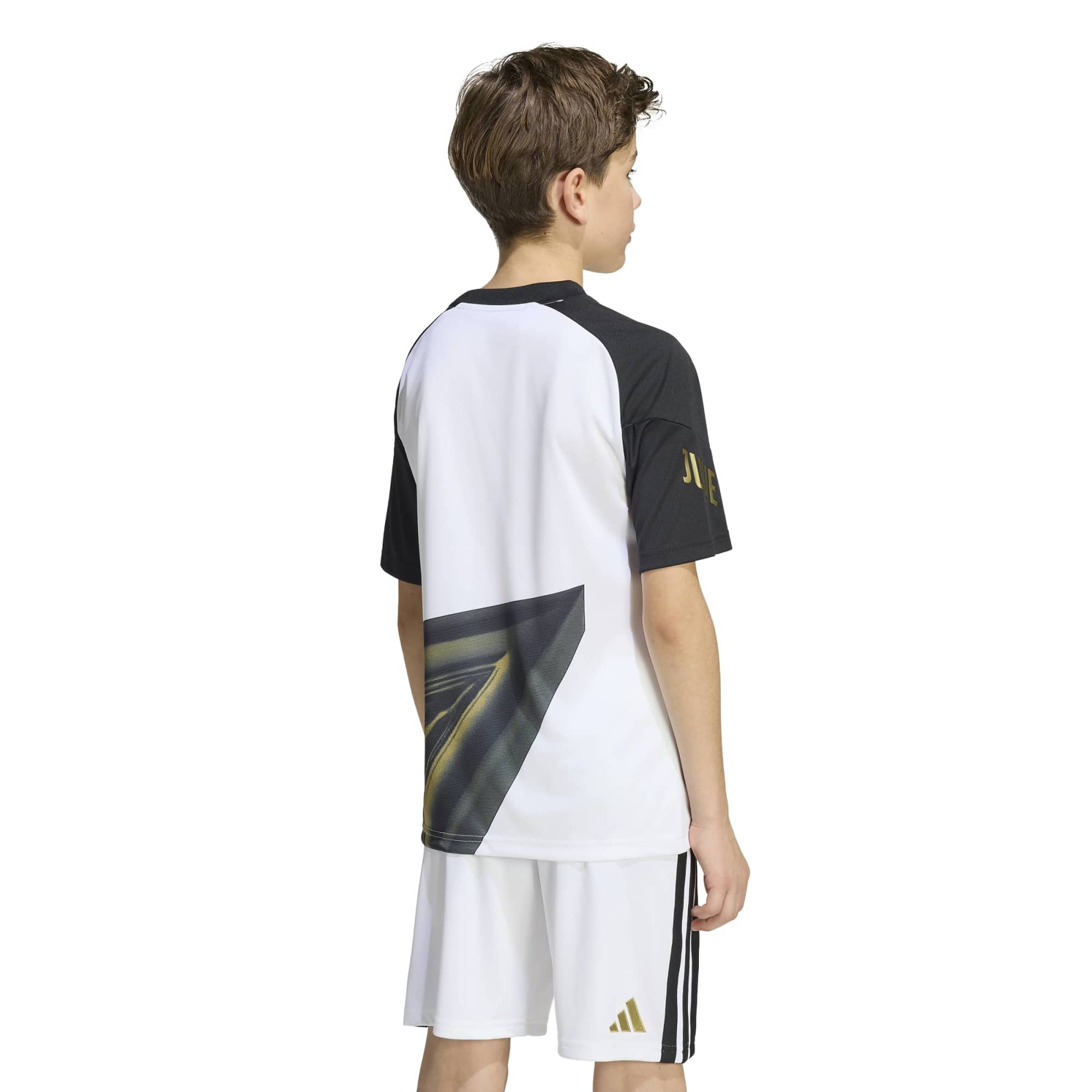 adidas 2026-27 Juventus Youth Pre-Match Soccer Jersey (Model - Back)