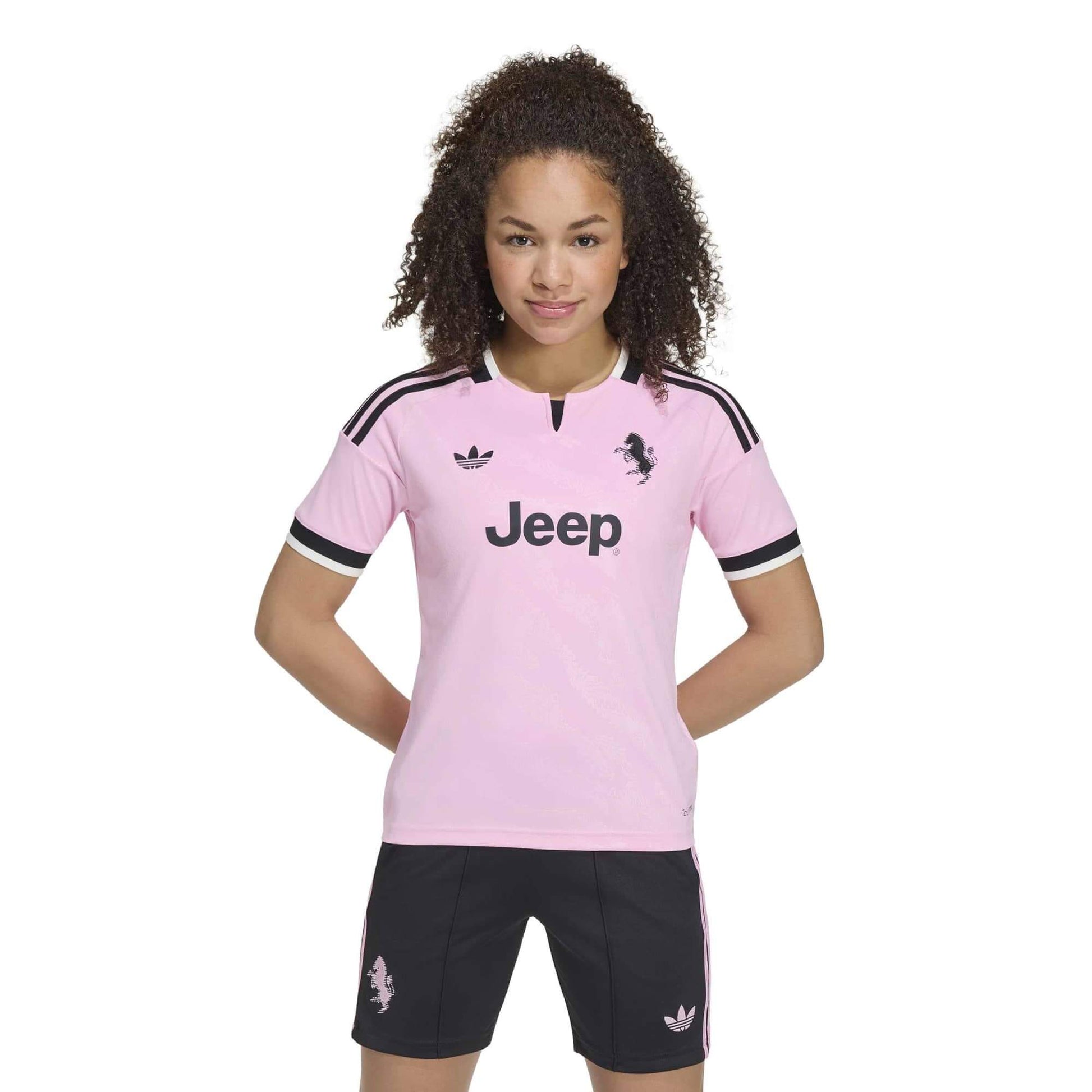 adidas 2026-27 Juventus Youth Stadium Away Soccer Jersey (Model - Front)