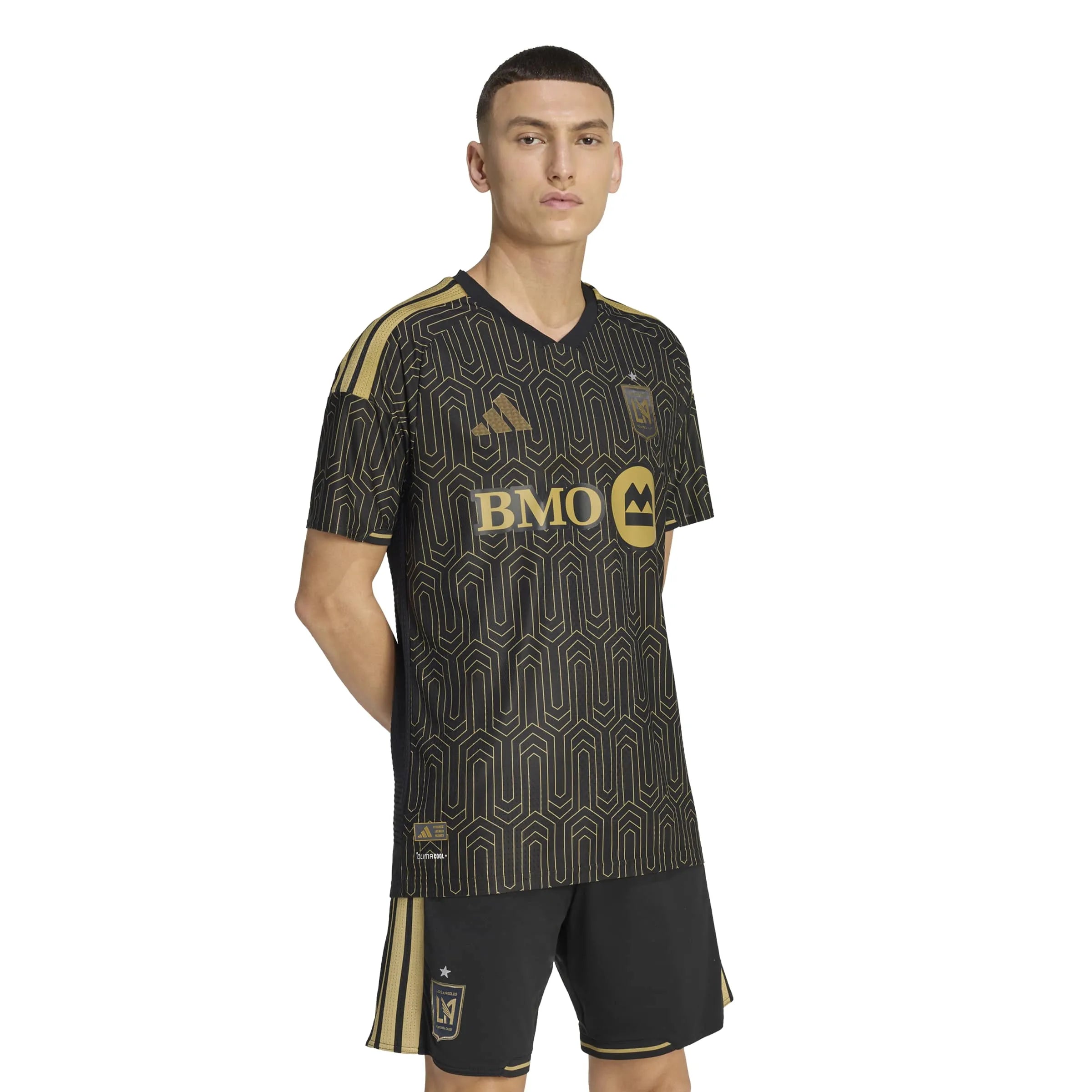 adidas 2026-27 LAFC Men's Authentic Home Soccer Jersey (Model - Front)