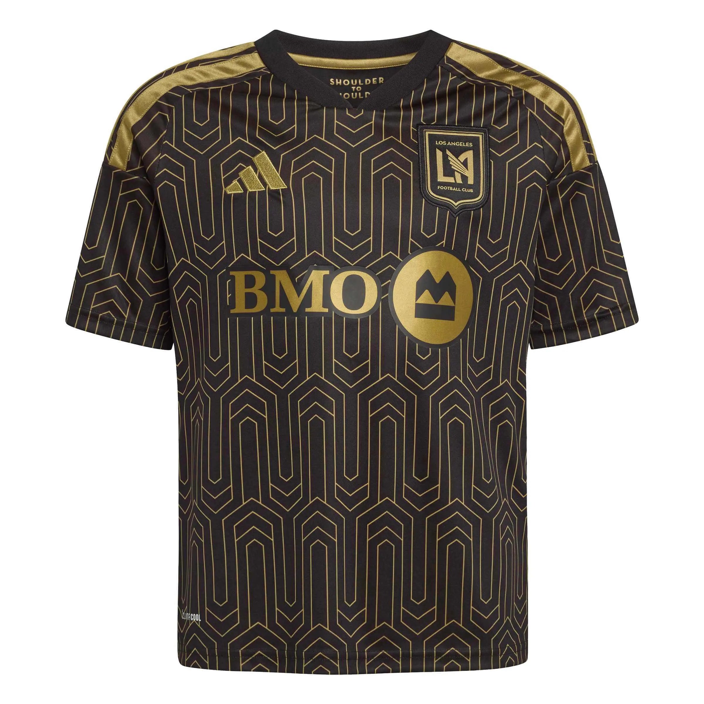 adidas 2026-27 LAFC Youth Stadium Home Soccer Jersey (Front)