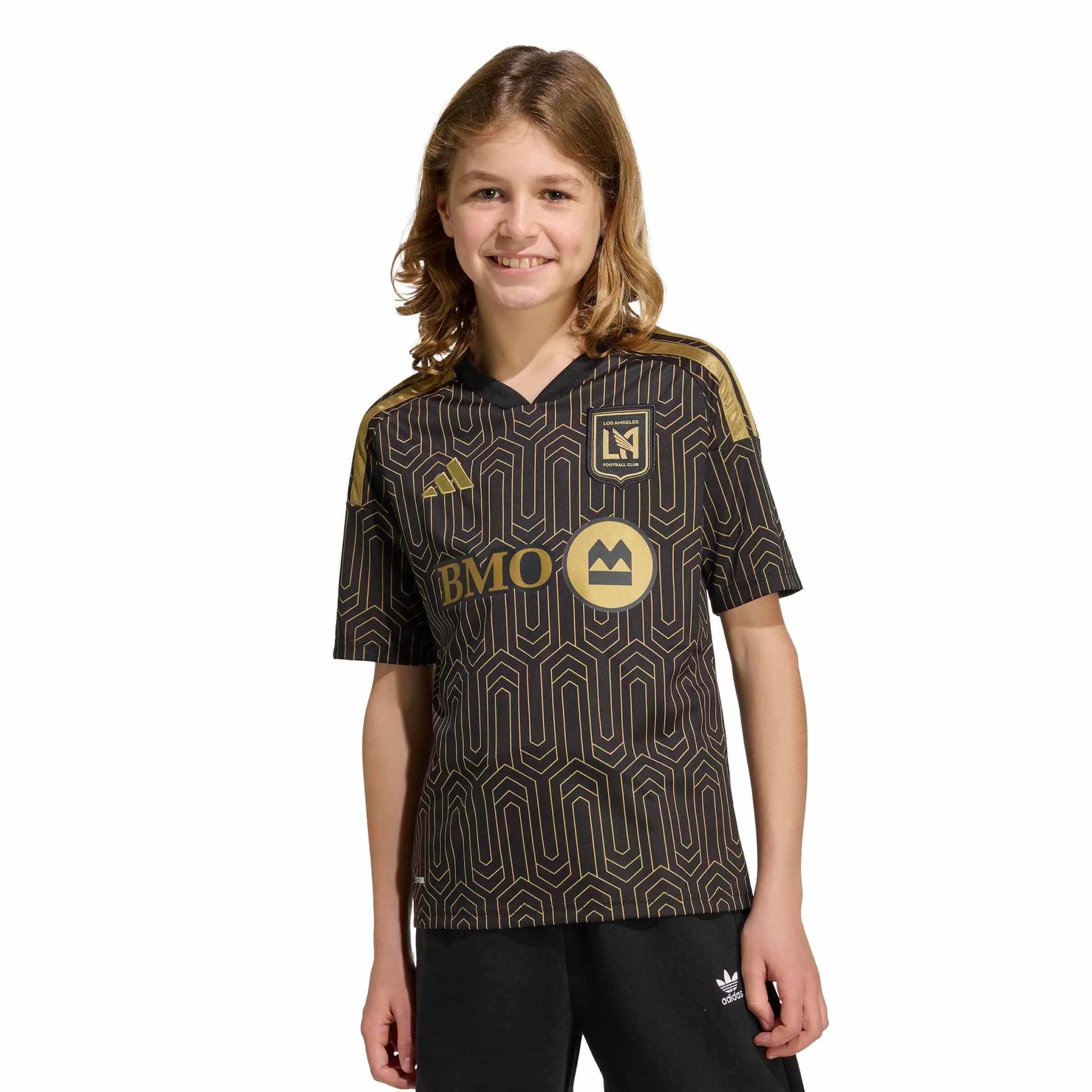 adidas 2026-27 LAFC Youth Stadium Home Soccer Jersey