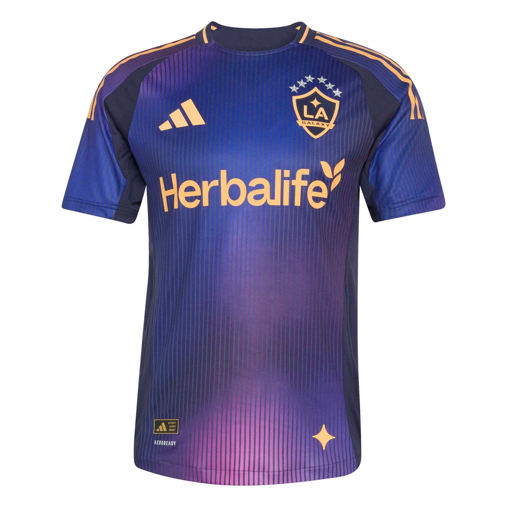 adidas 2026-27 LA Galaxy Men's Authentic Away Soccer Jersey (Front)