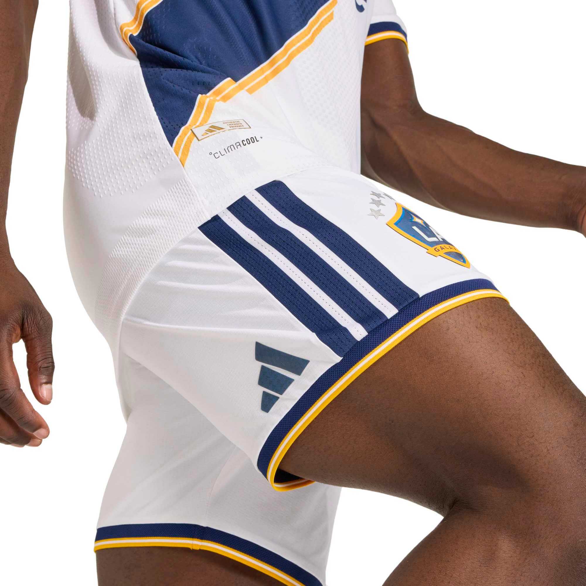 adidas 2026-27 LA Galaxy Men's Authentic Home Shorts (Detail 1)